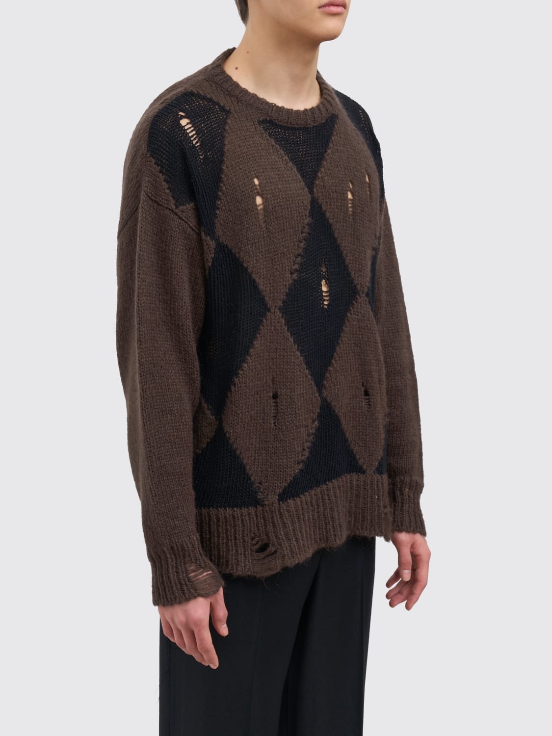 PAURA SWEATER: Sweater men Paura, Brown - Img 3