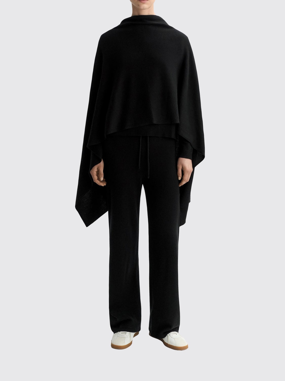 SOFT GOAT CAPE: Scarf woman Soft Goat, Black - Img 2