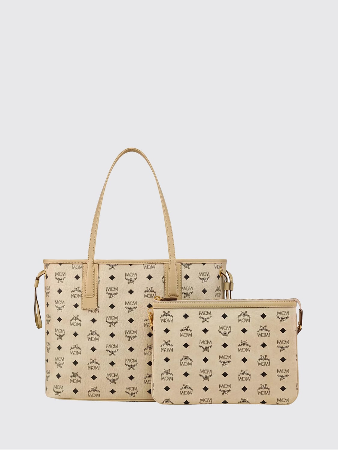 MCM UMHÄNGETASCHE: Umhängetasche damen Mcm, Beige - Img 2