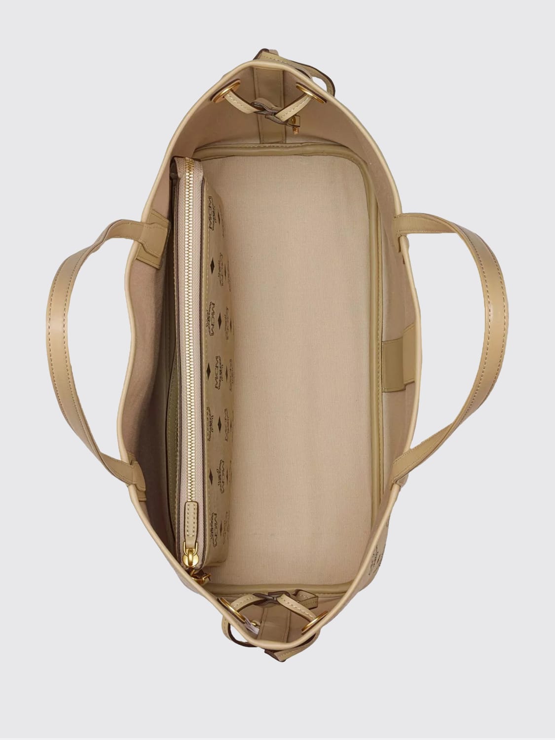 MCM UMHÄNGETASCHE: Umhängetasche damen Mcm, Beige - Img 4
