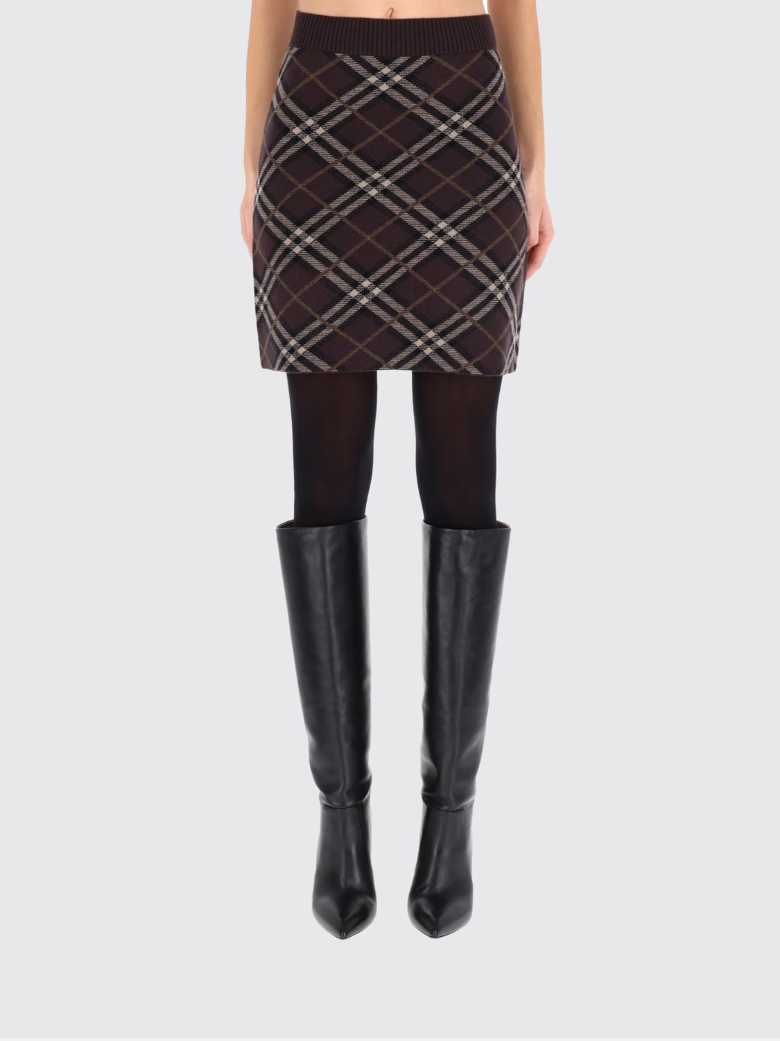 BURBERRY FALDA: Falda mujer Burberry, Marrón - Img 1