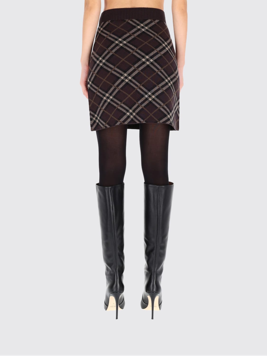 BURBERRY FALDA: Falda mujer Burberry, Marrón - Img 3