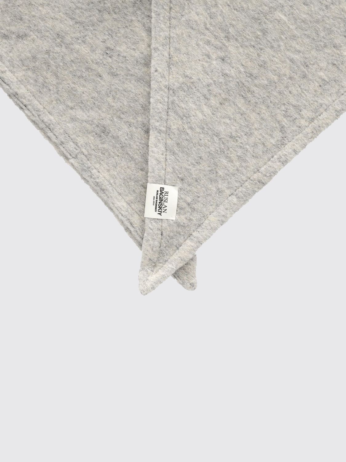 RUSLAN BAGINSKIY SOMBRERO: Sombrero mujer Ruslan Baginskiy, Gris - Img 2