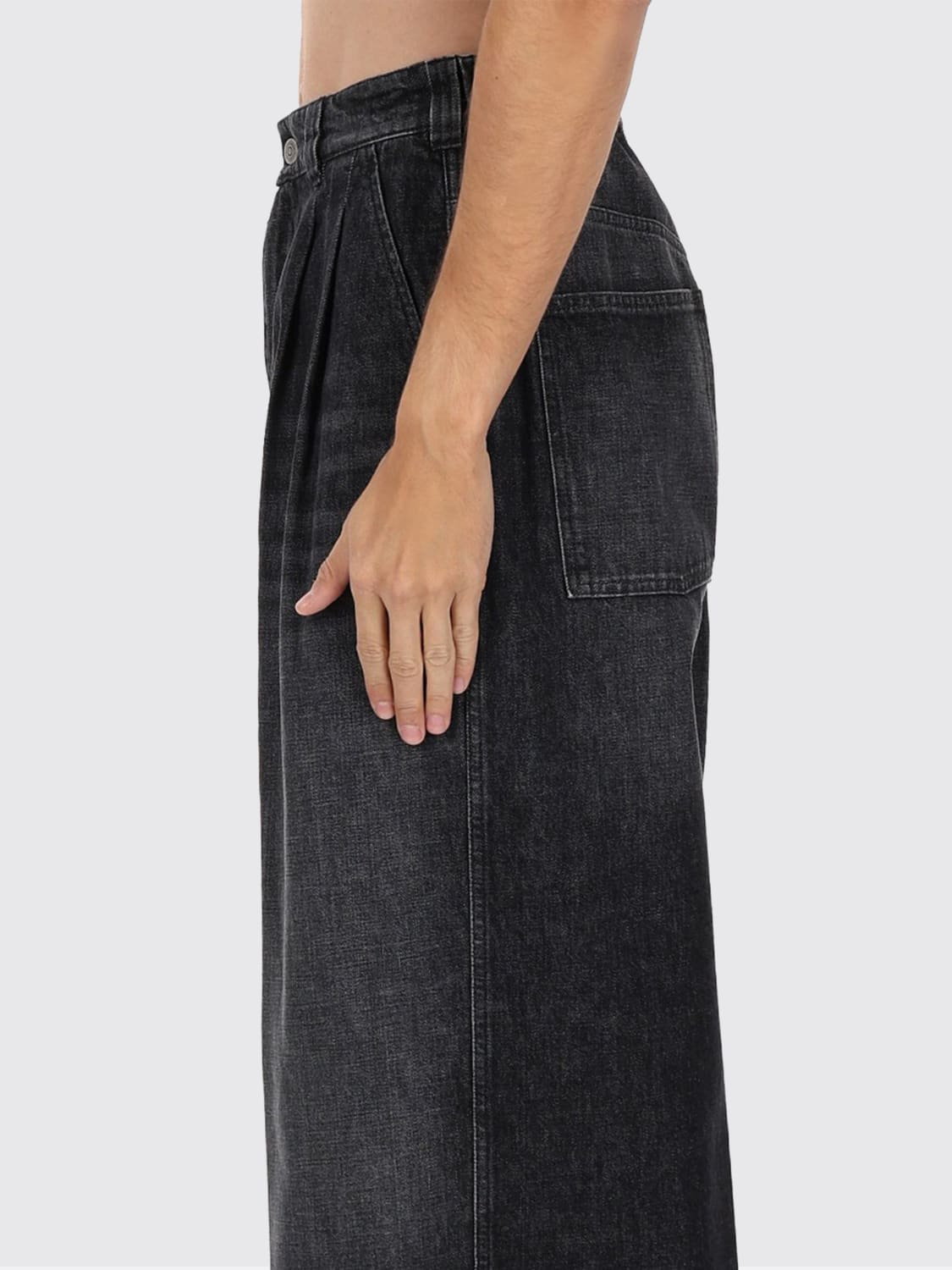 MAISON MARGIELA JEANS: Jeans men Maison Margiela, Black - Img 4