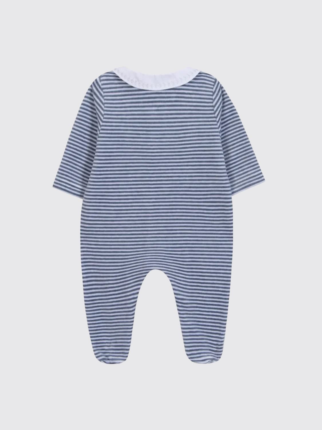 TARTINE ET CHOCOLAT TUTA: Tuta Tartine Et Chocolat in misto cotone a righe , Blue - Img 2