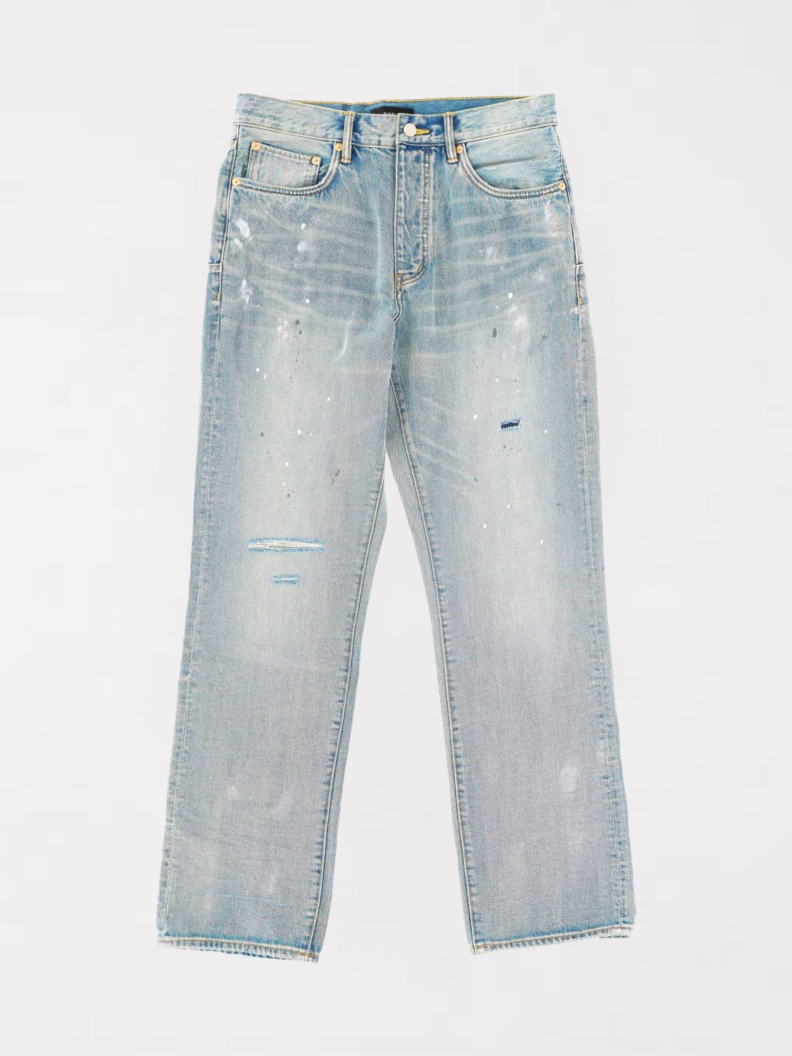 PURPLE JEANS: Jeans men Purple, Denim - Img 5