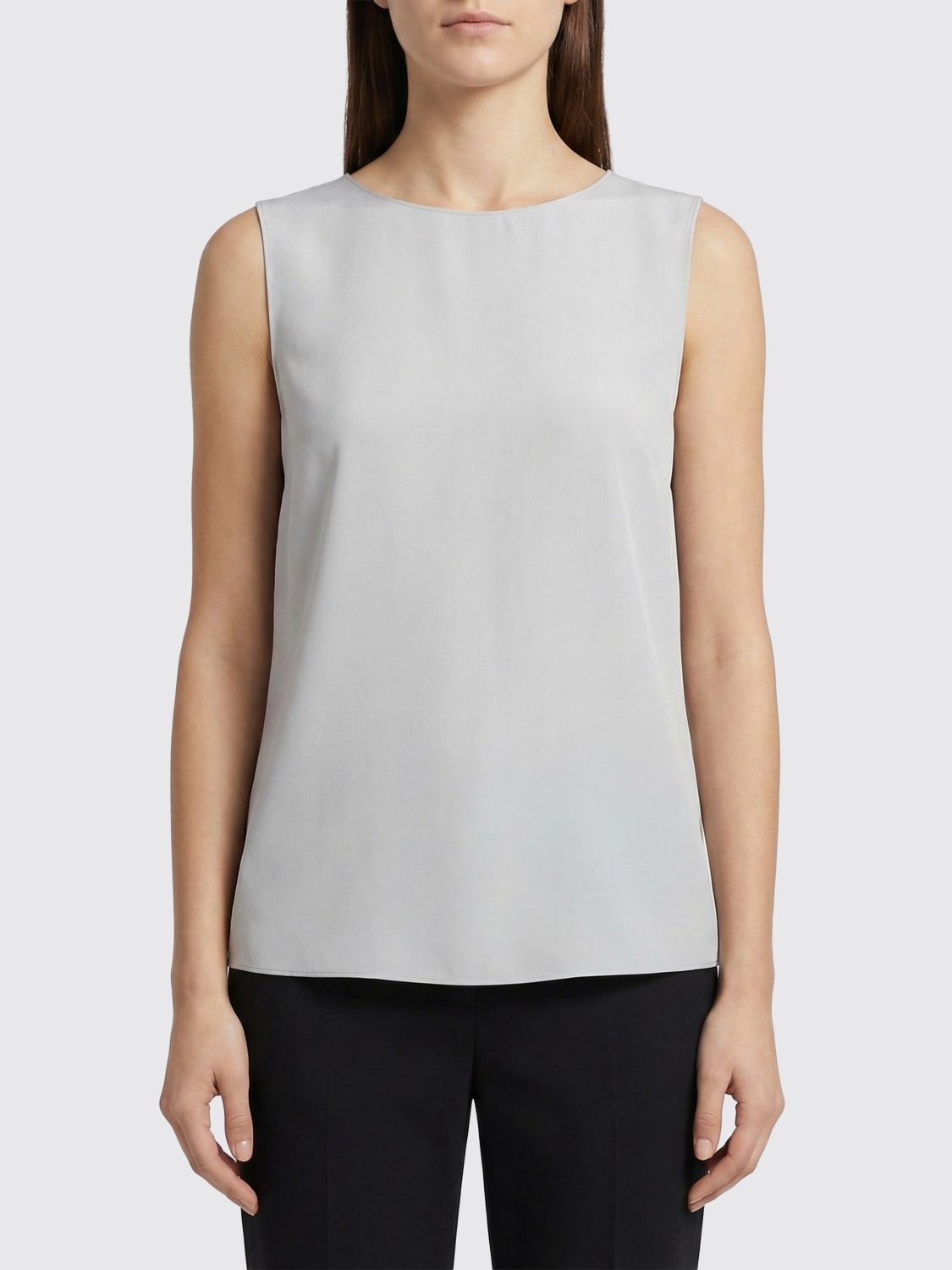 THEORY TOP: Top mujer Theory, Azul Claro - Img 1