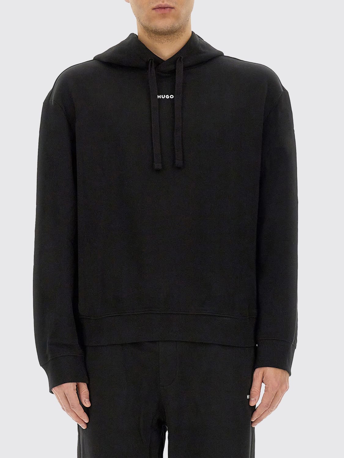 HUGO SWEATSHIRT: Sweatshirt homme Hugo, Noir - Img 1