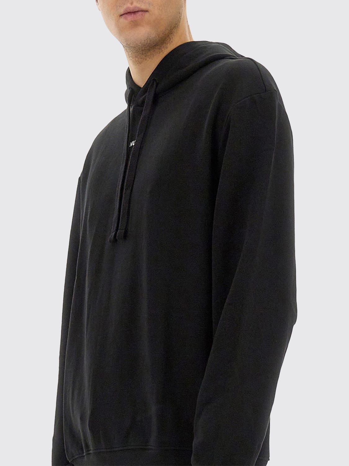 HUGO SWEATSHIRT: Sweatshirt homme Hugo, Noir - Img 4