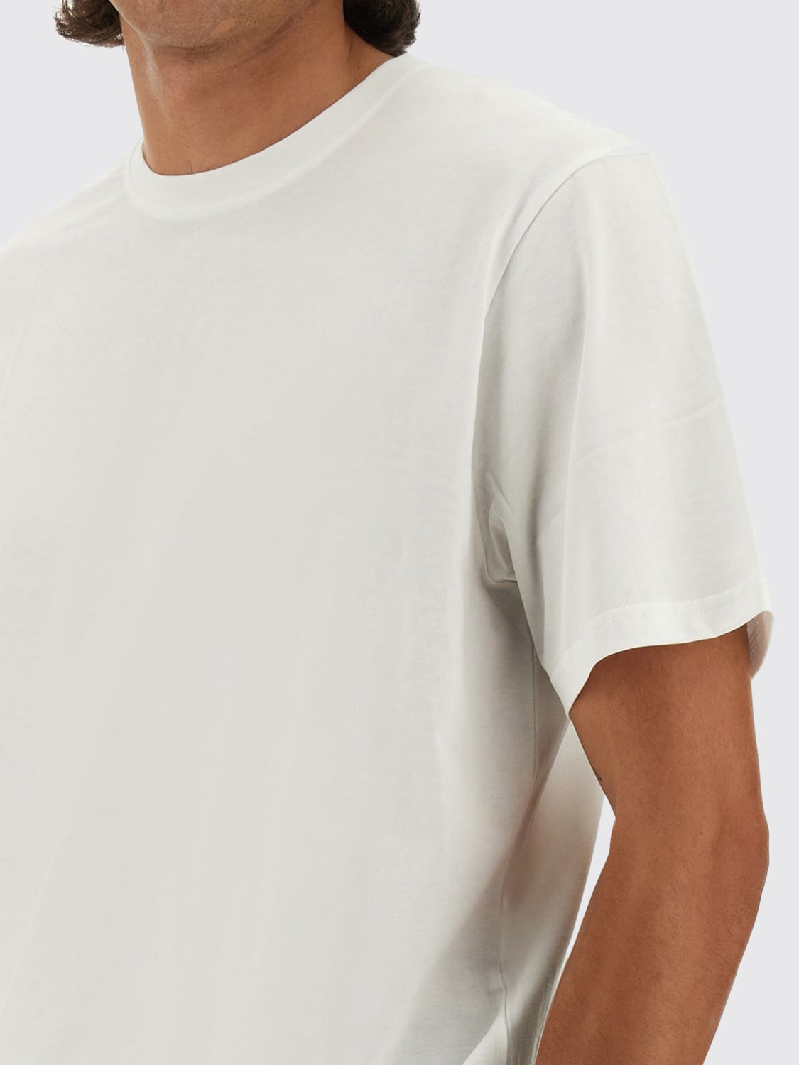 STUDIO NICHOLSON T-SHIRT: T-shirt herren Studio Nicholson, Weiß - Img 4