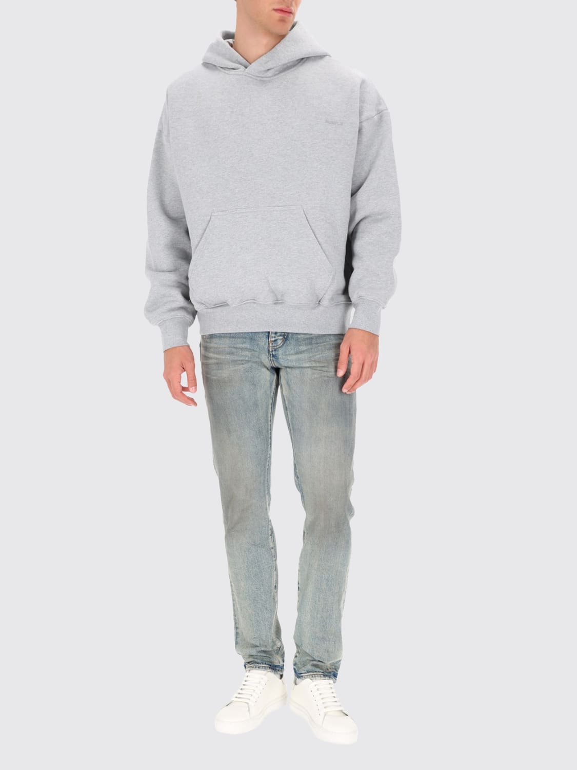 PURPLE JEANS: Jeans men Purple, Denim - Img 2