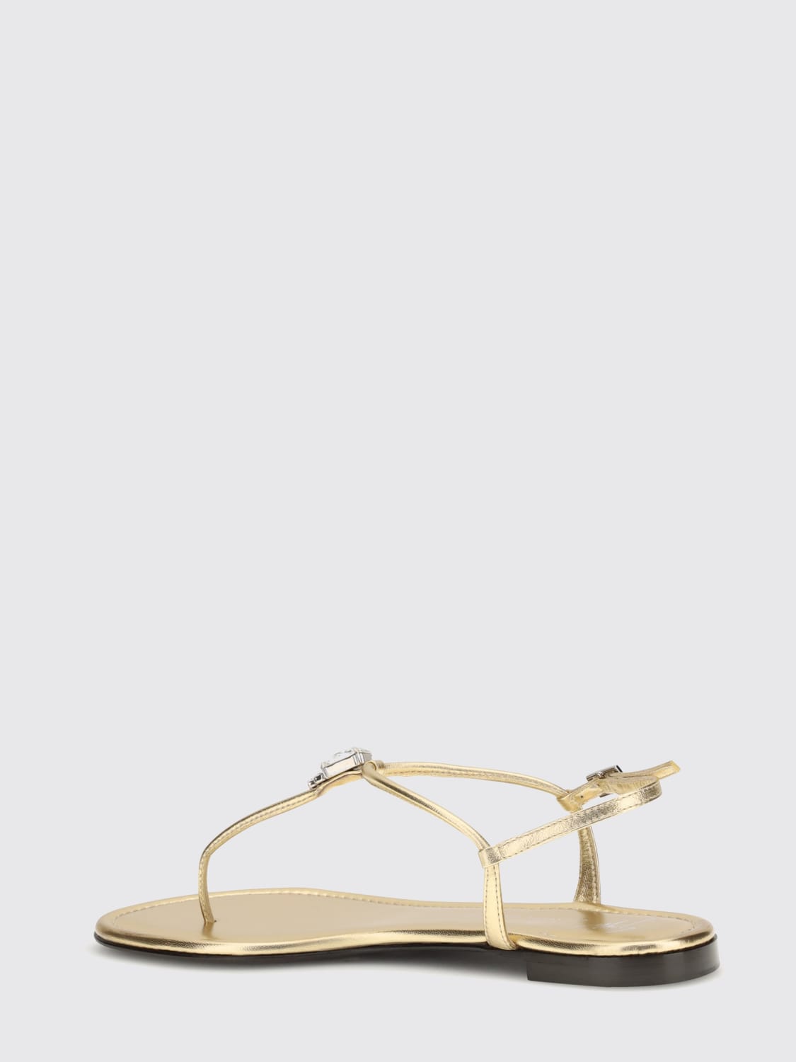 GIUSEPPE ZANOTTI SANDALI BASSO: Scarpe donna Giuseppe Zanotti, Oro - Img 3