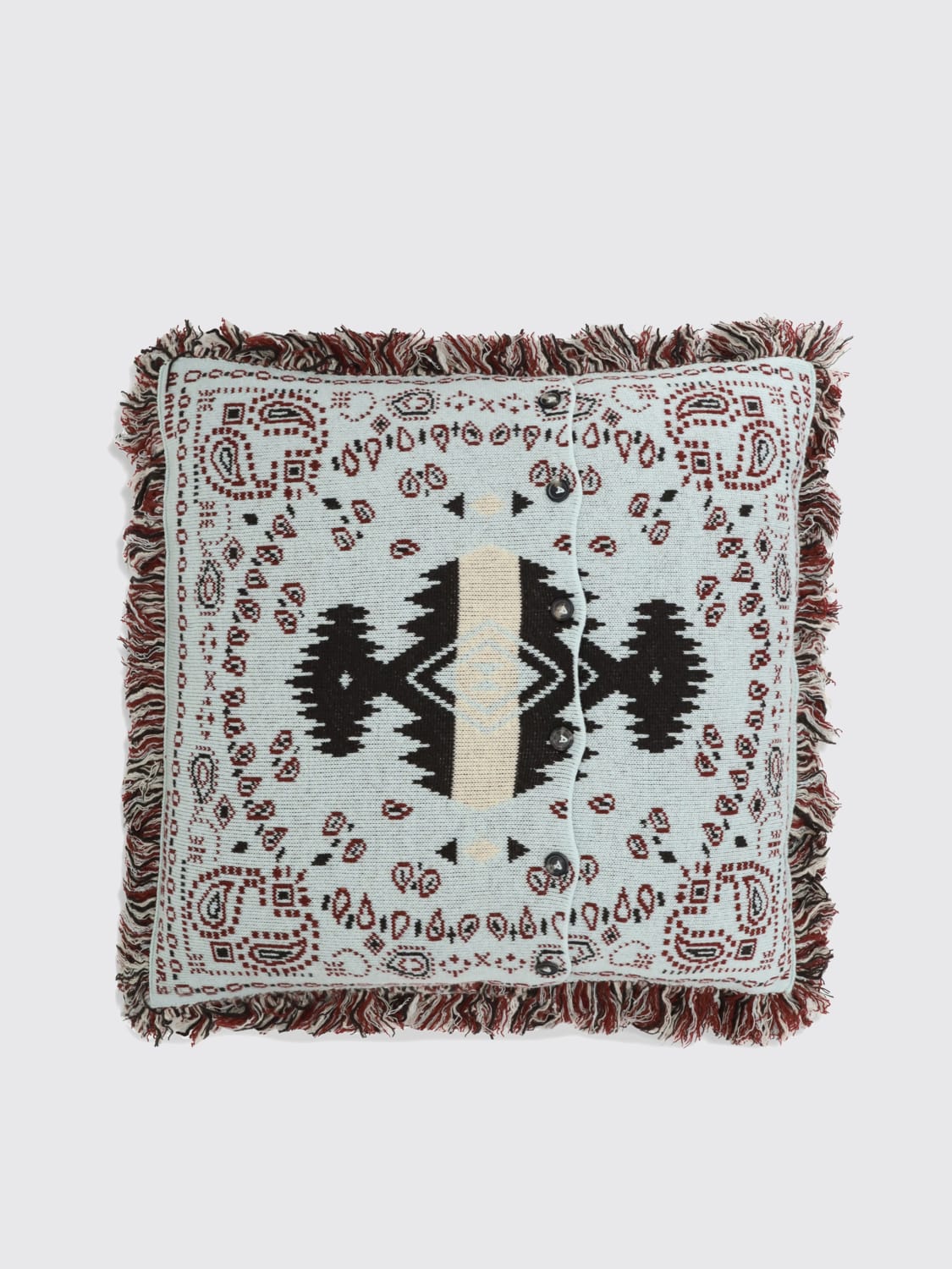 ALANUI CUSCINI: Cuscino bandana con bordo sfilacciato Jacquard Alanui Alanui, Fantasia - Img 2
