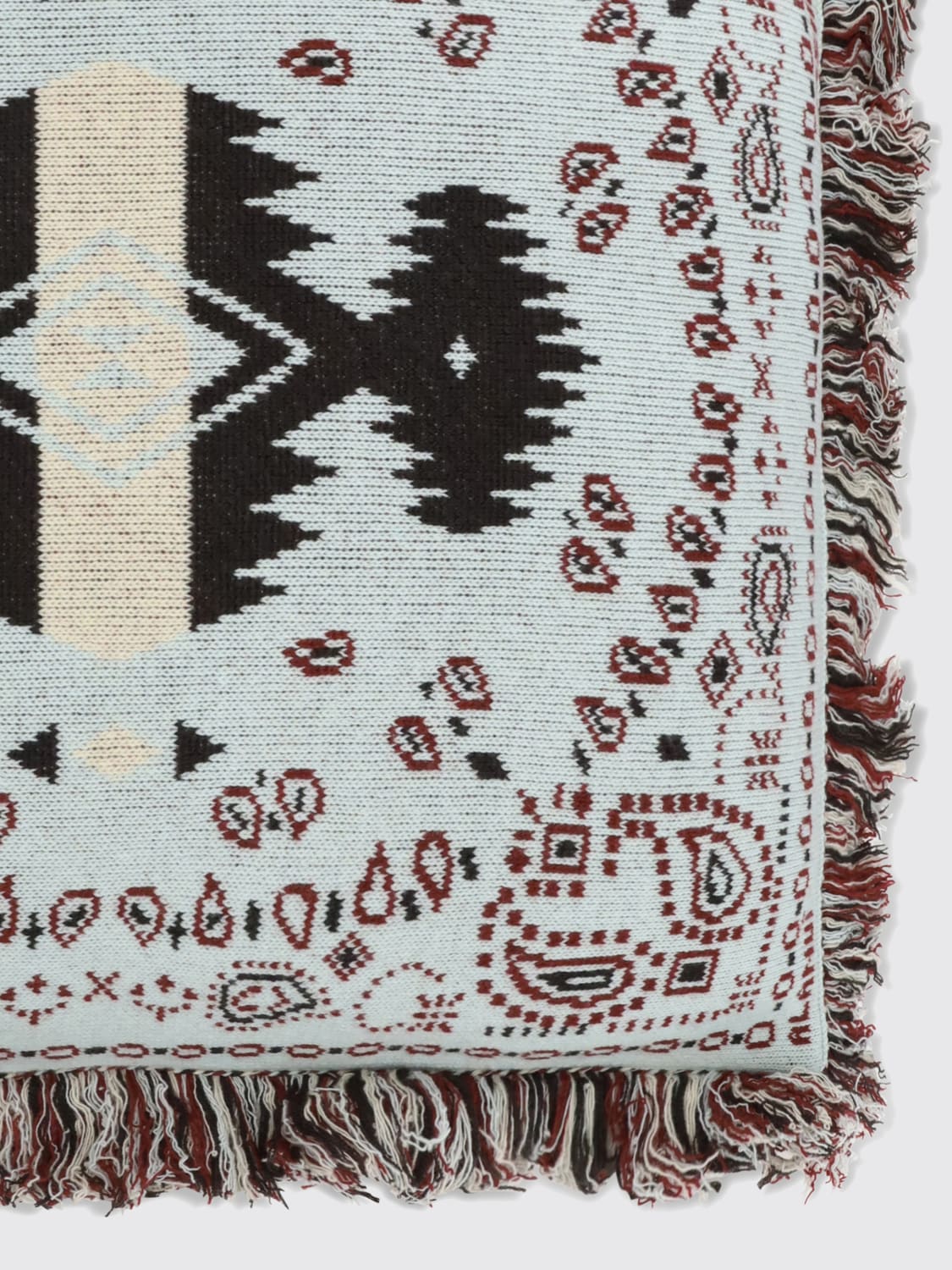 ALANUI CUSCINI: Cuscino bandana con bordo sfilacciato Jacquard Alanui Alanui, Fantasia - Img 3
