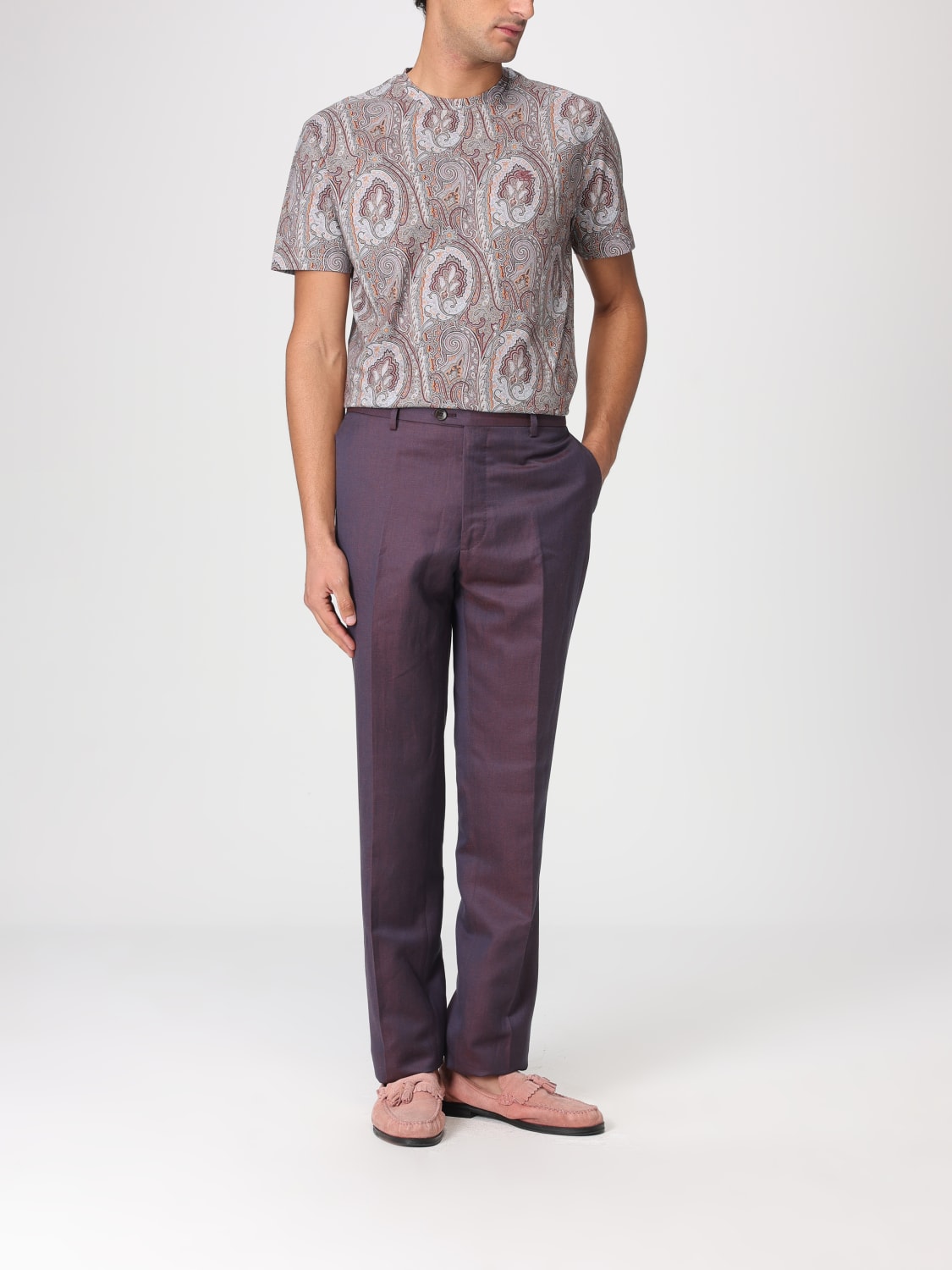 ETRO Tシャツ: Tシャツ メンズ Etro, マルチカラー - Img 2