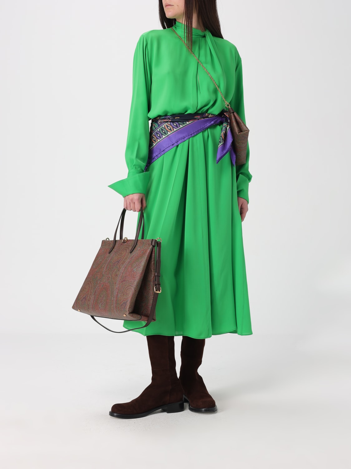 ETRO HANDBAG: Handbag woman Etro, Brown - Img 2