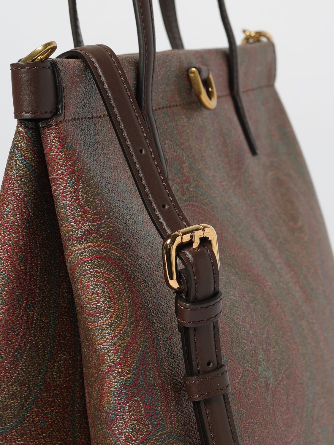 ETRO HANDBAG: Handbag woman Etro, Brown - Img 4