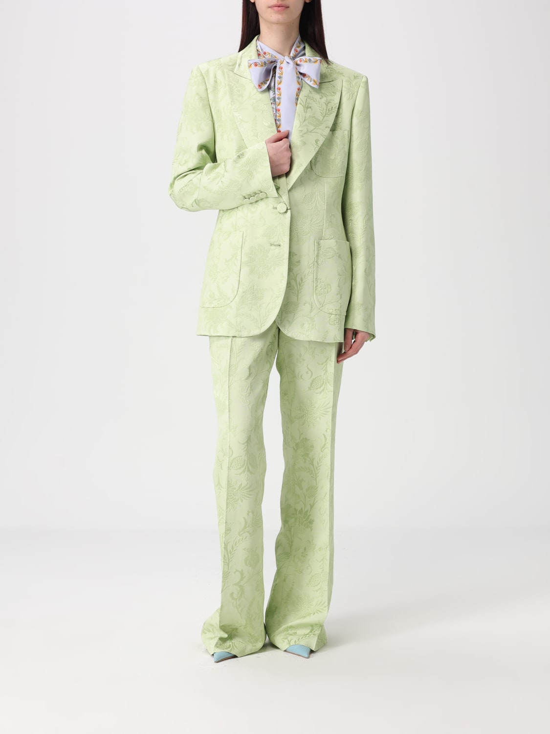 ETRO ブレザー: ブレザー レディース Etro, グリーン - Img 2