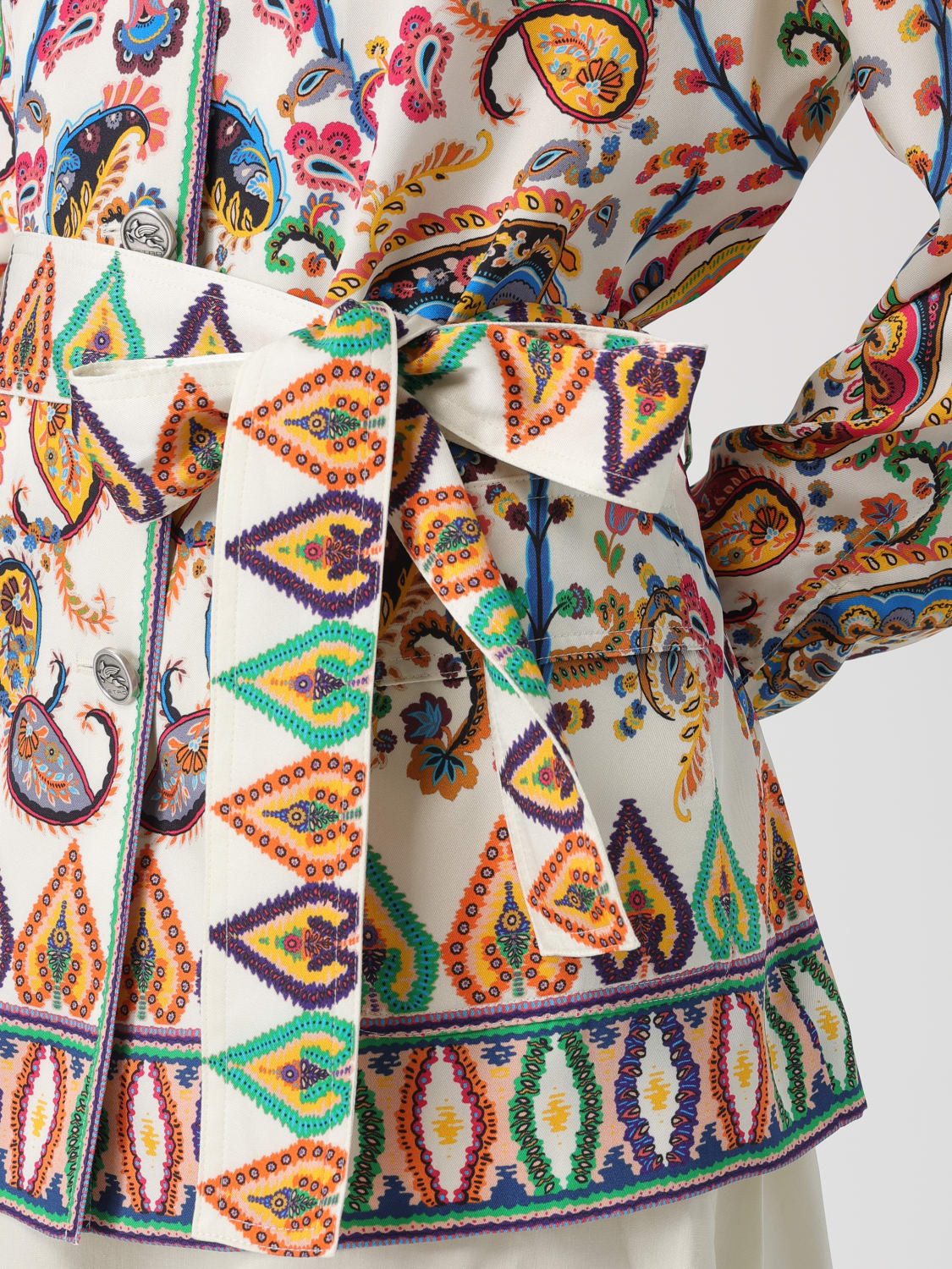 ETRO 西装外套: 西装外套 女士 Etro, 印花/多色 - Img 5