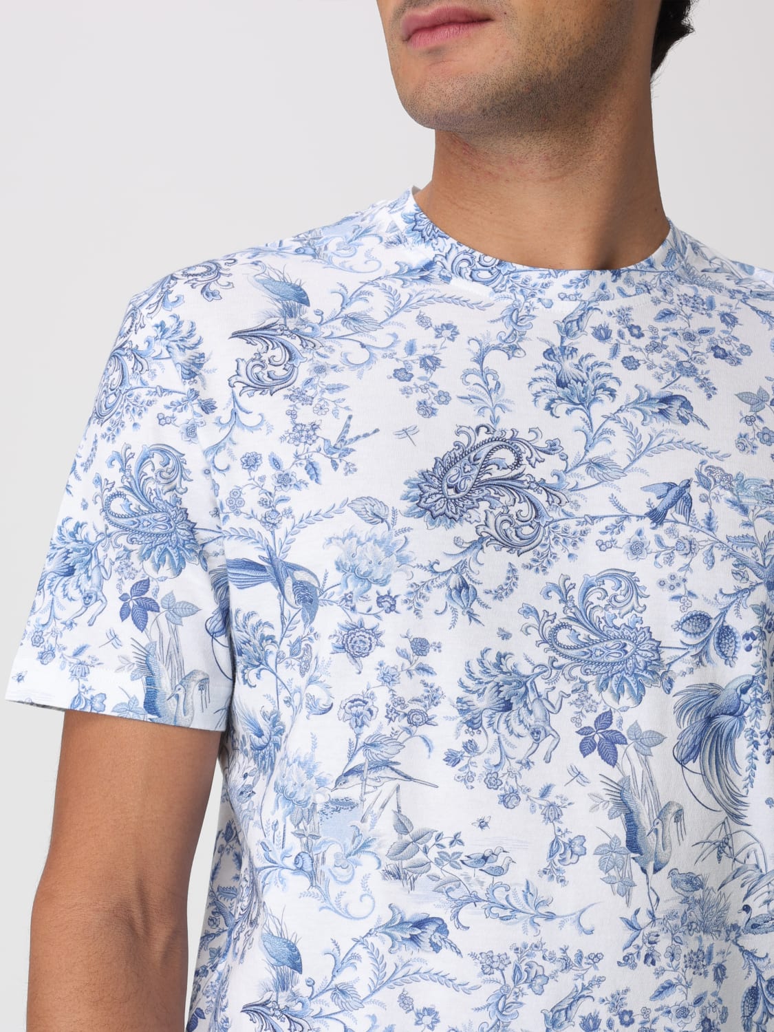 ETRO T-SHIRT: T-shirt men Etro, White - Img 5