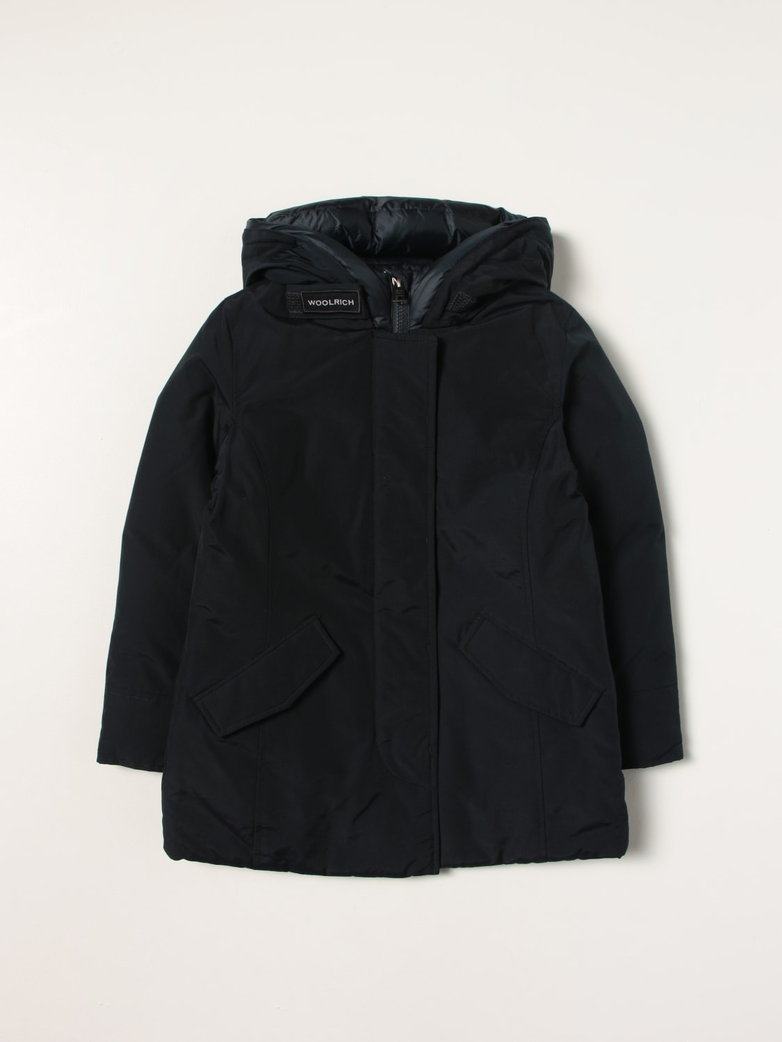 WOOLRICH JACKET: Coat kids Woolrich, Blue - Img 1