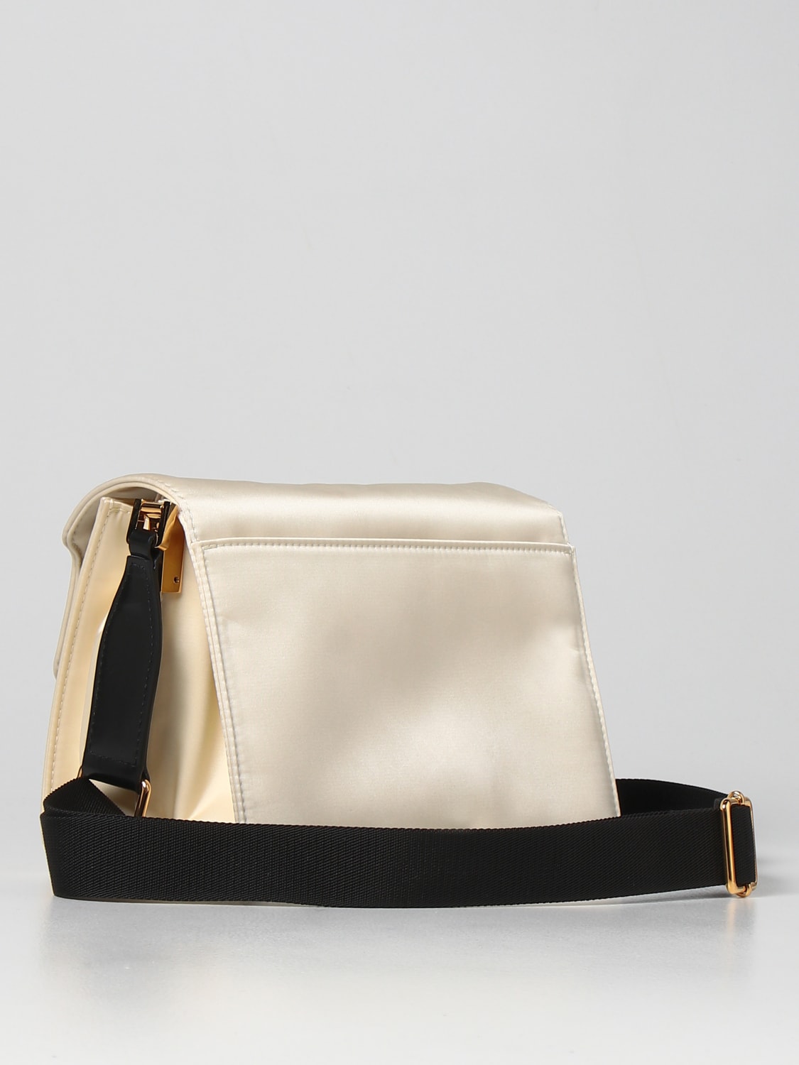 MARNI MINI BAG: Marni Trunk soft tech fabric bag, White - Img 2