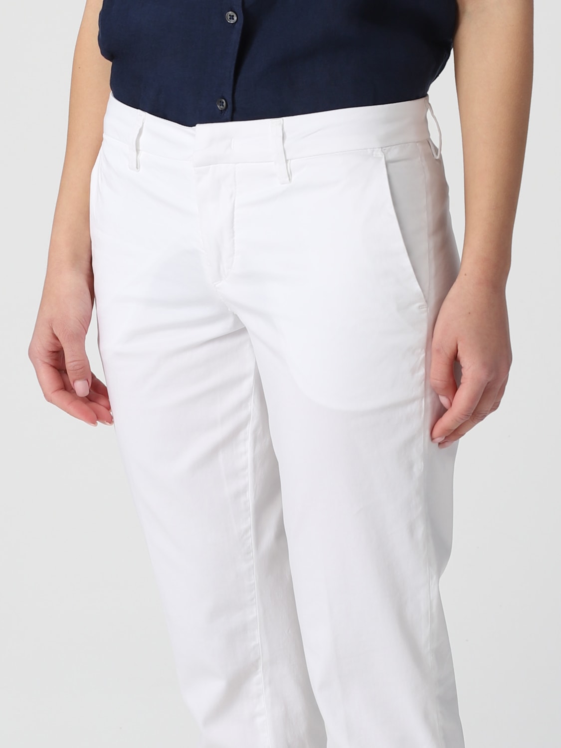 パンツ FAY Women Pants NTW8046530TGUPB001 White Fay Outlet: Pants women - White | Fay pants NTW8044530TGUP