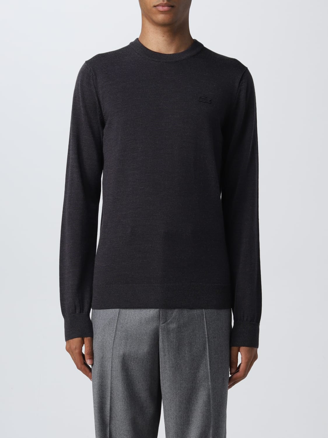 LACOSTE SWEATER: Sweater men Lacoste, Grey - Img 1