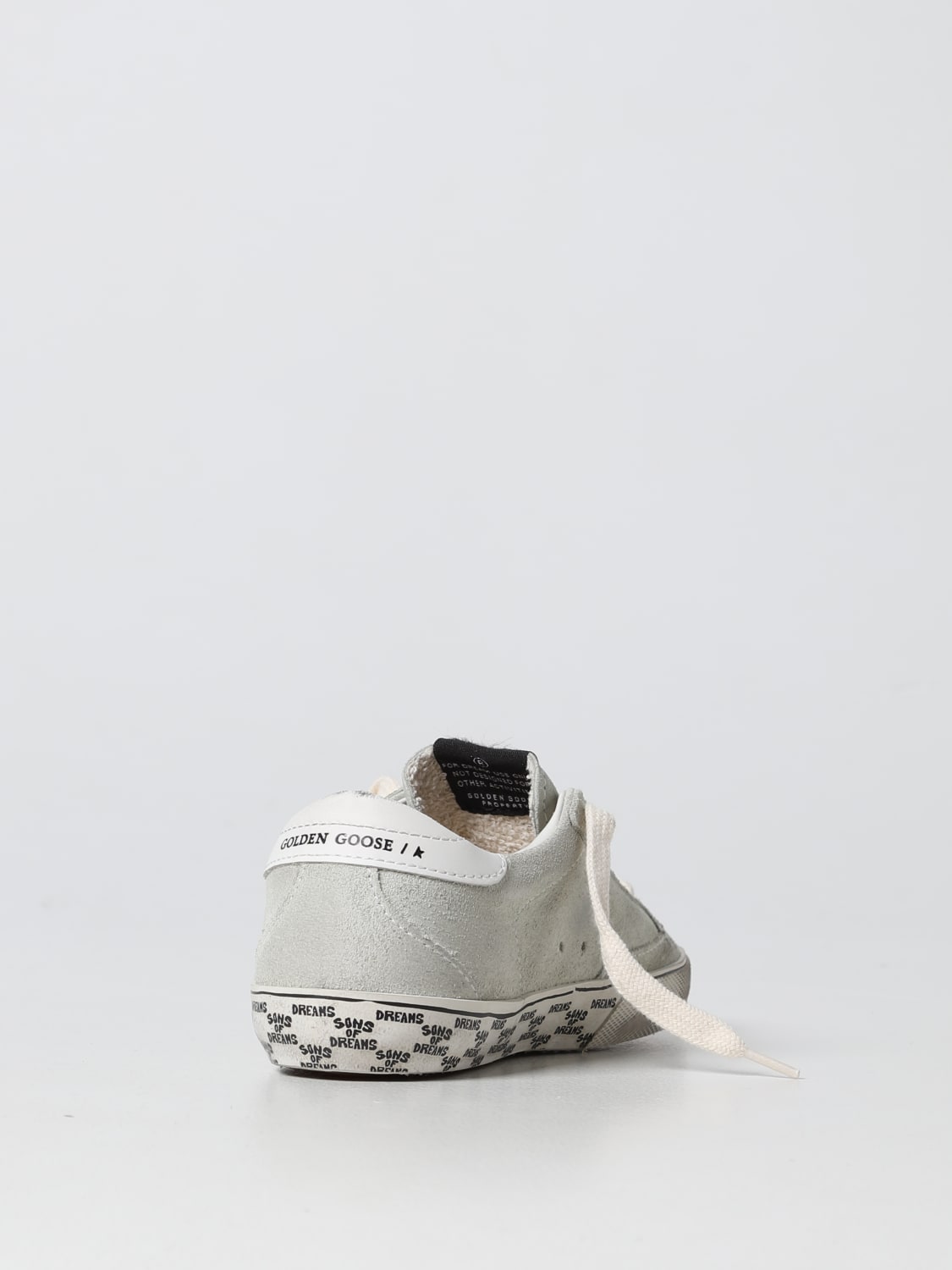 GOLDEN GOOSE SNEAKERS: Golden Goose Super-Star Classic used-effect suede sneakers, White - Img 3