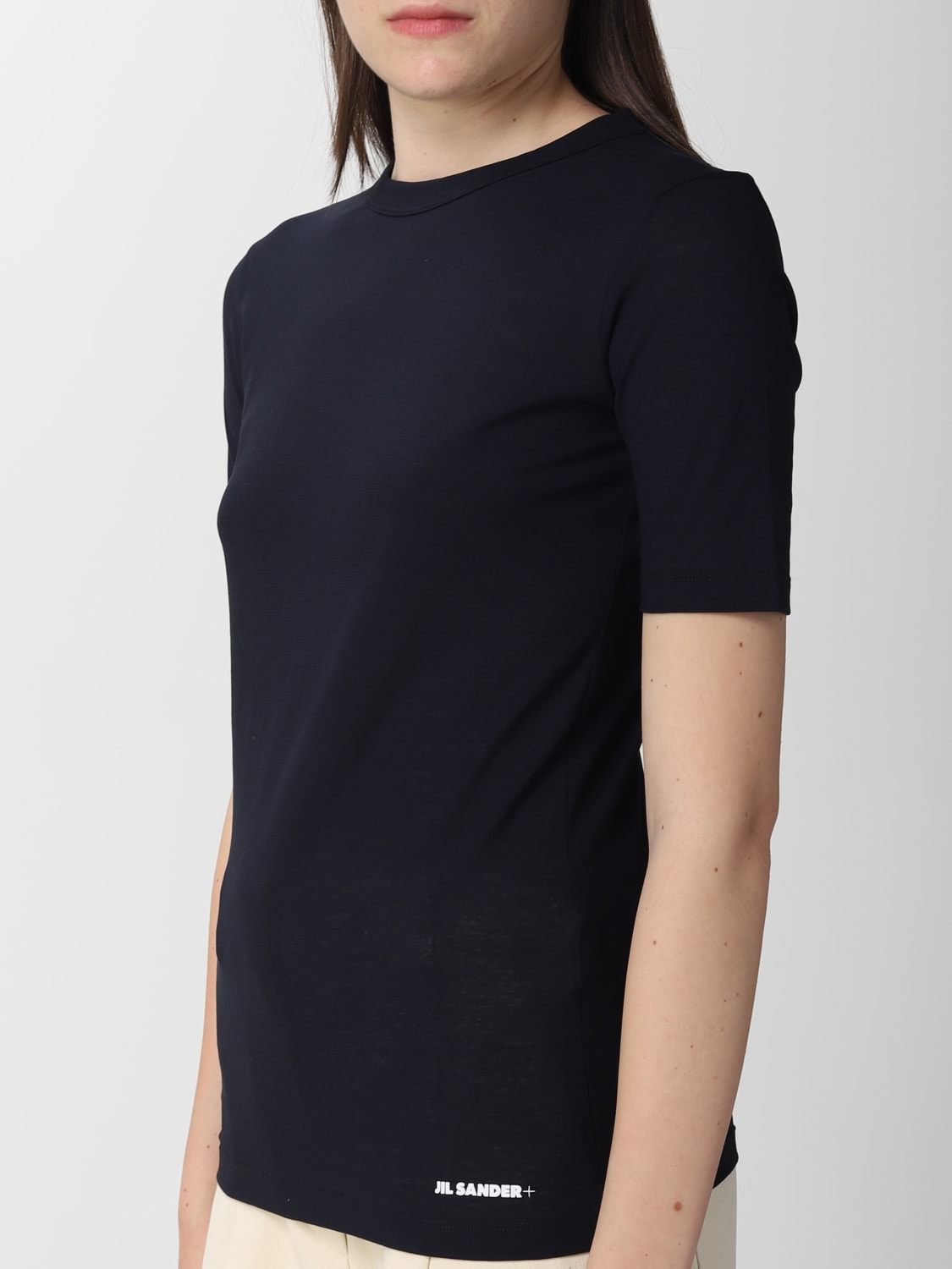 JIL SANDER T-SHIRT: Pull femme Jil Sander, Bleu - Img 3