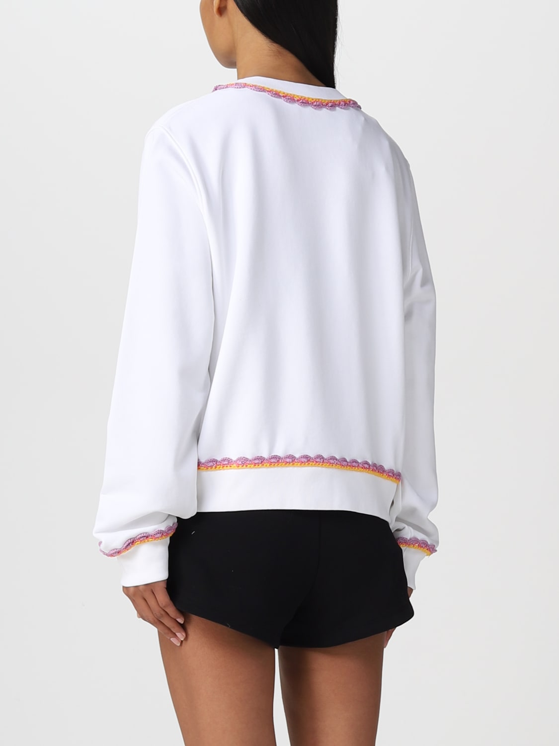 MOSCHINO COUTURE SWEATSHIRT: Sweatshirt woman Moschino Couture, White - Img 2