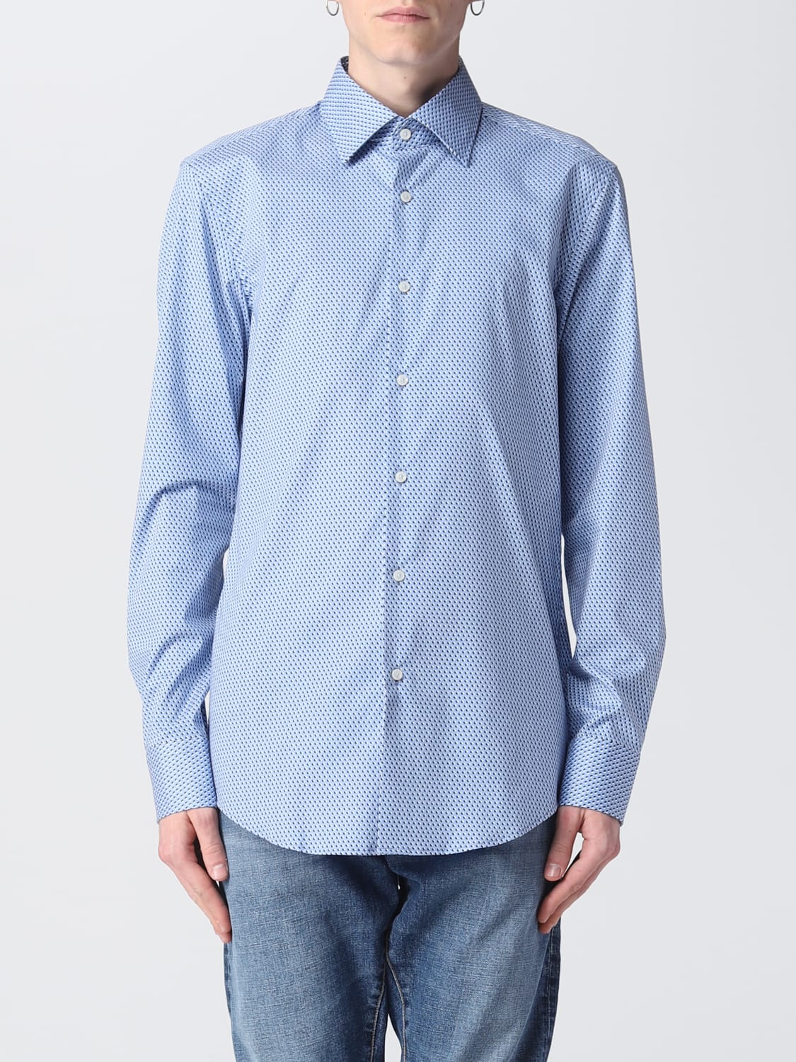 BOSS SHIRT: Shirt men Boss, Blue - Img 1