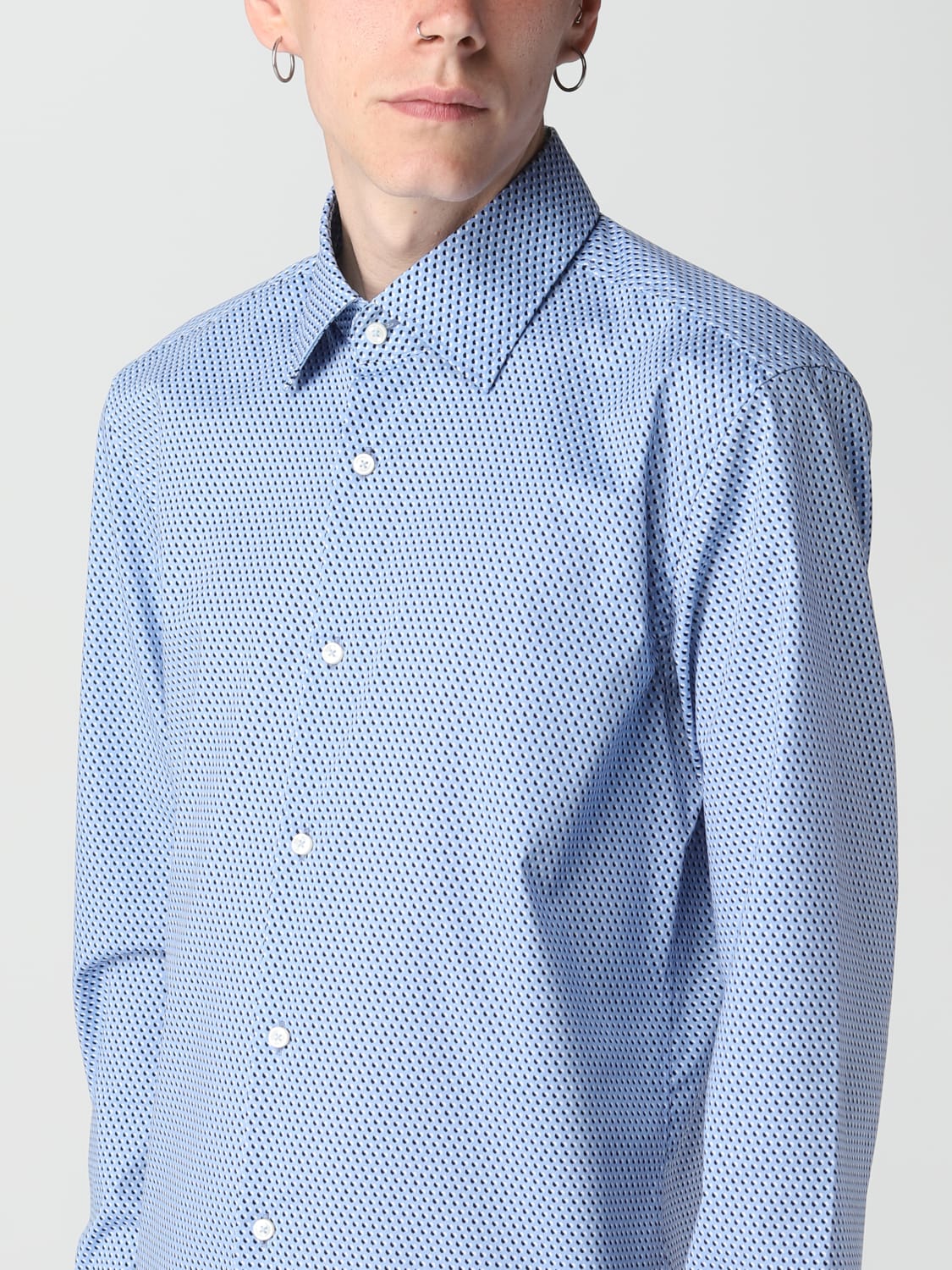 BOSS SHIRT: Shirt men Boss, Blue - Img 3