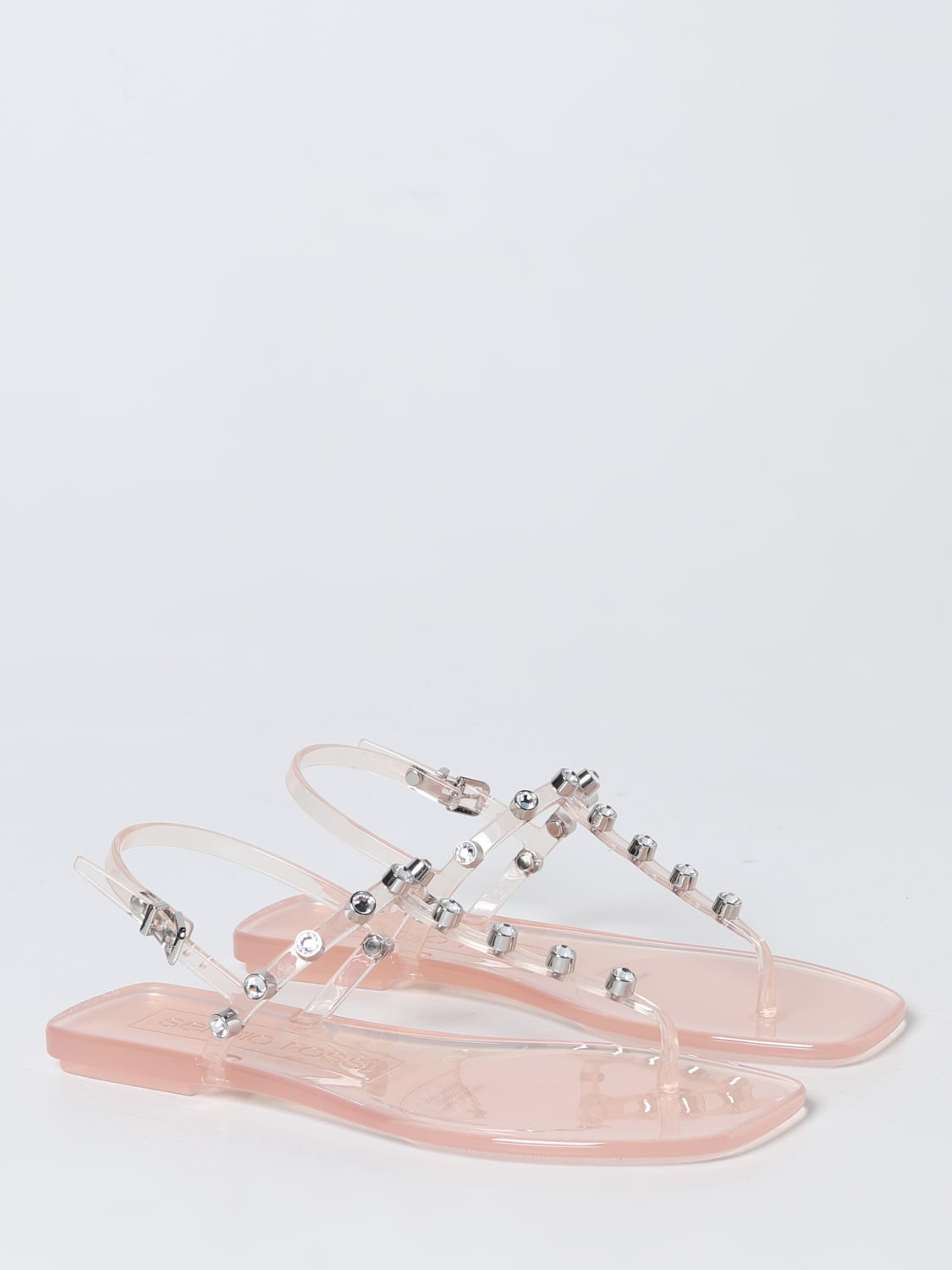 SERGIO ROSSI FLAT SANDALS: Ballet flats woman Sergio Rossi, Pink - Img 2