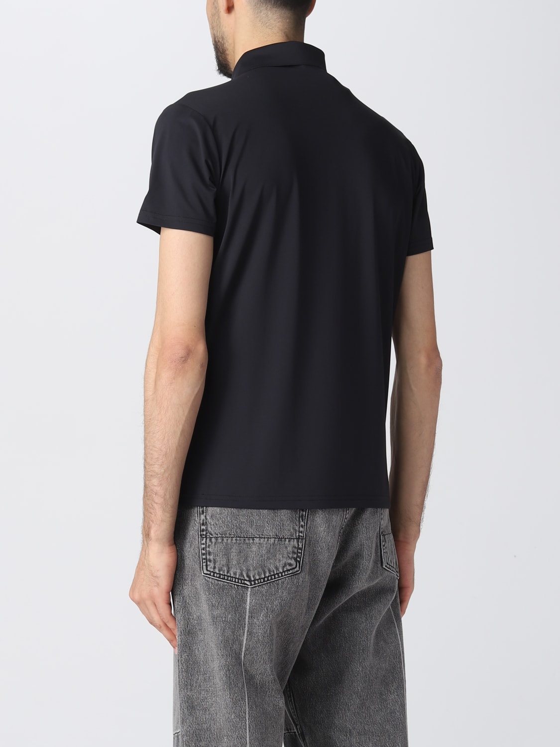 SAVE THE DUCK POLO SHIRT: Polo shirt men Save The Duck, Black - Img 2