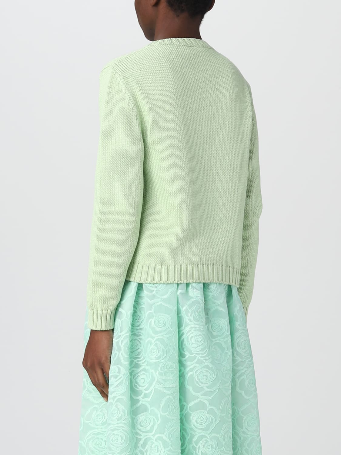 MOSCHINO COUTURE PULL: Pull femme Moschino Couture, Vert Acide - Img 2