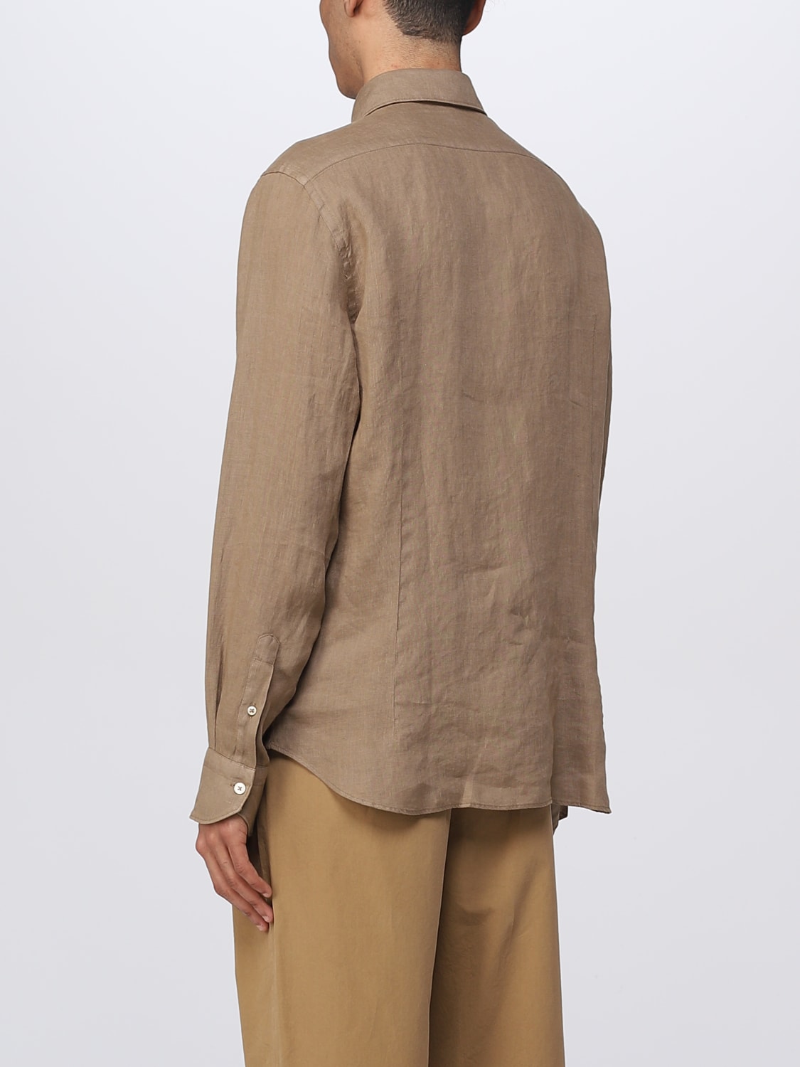 TINTORIA MATTEI SHIRT: Shirt men Tintoria Mattei, Mud - Img 2