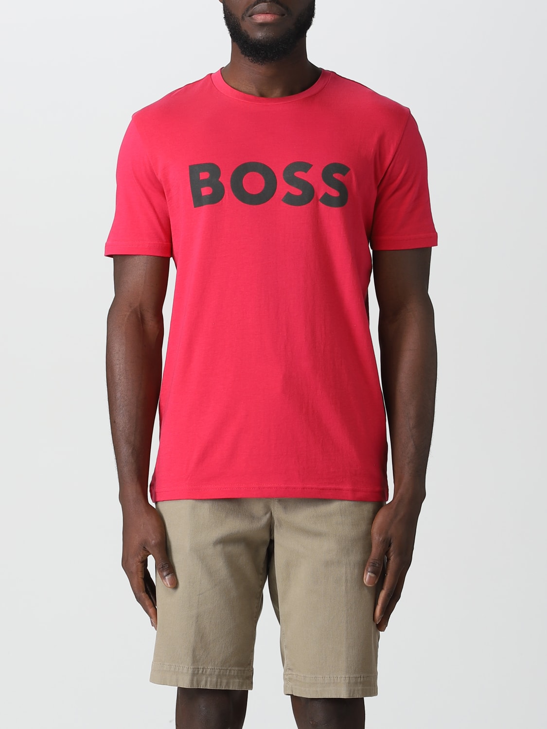 Giglio T-shirt Boss in jersey di cotone