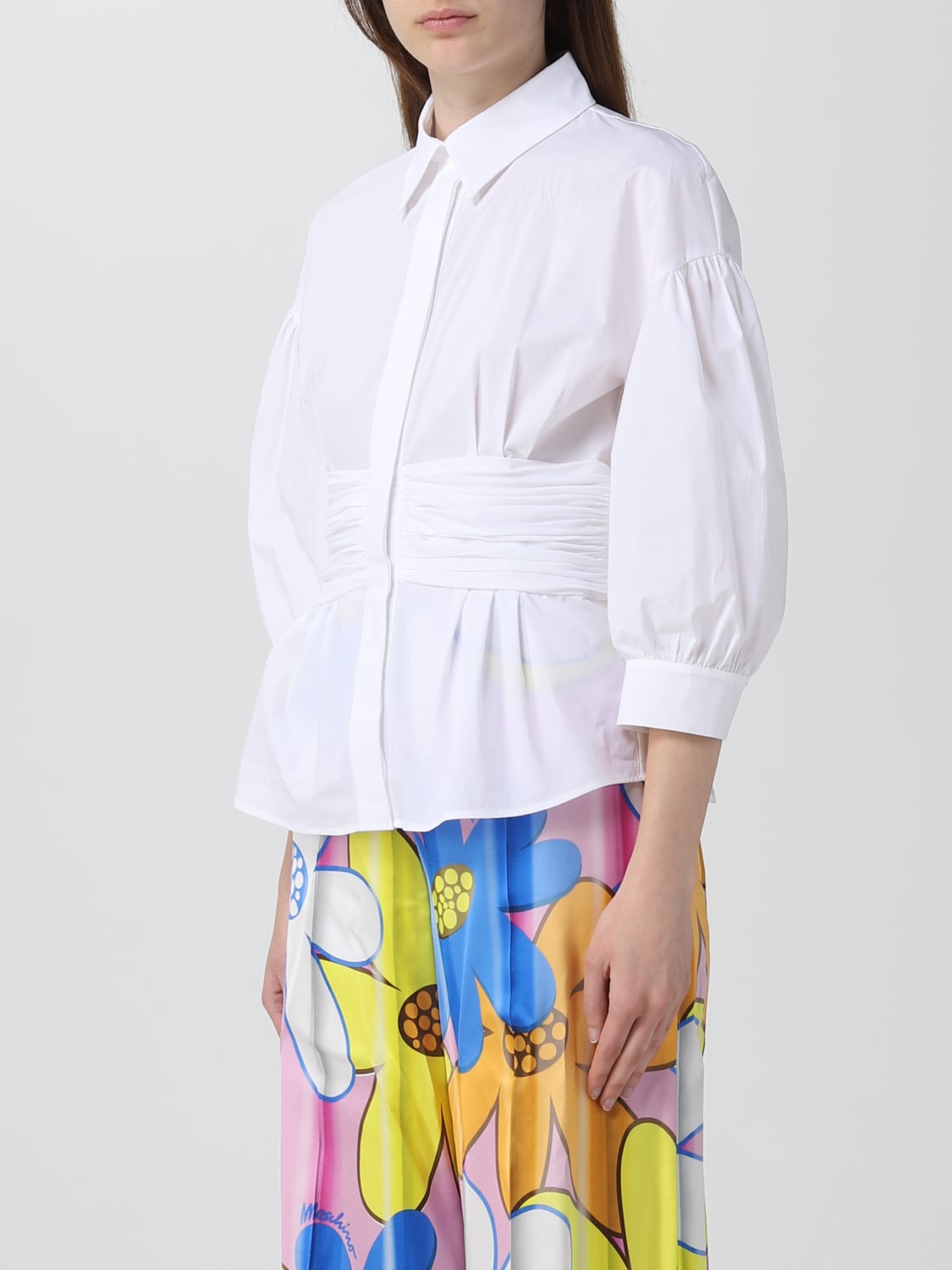 MOSCHINO COUTURE SHIRT: Skirt woman Moschino Couture, White - Img 3