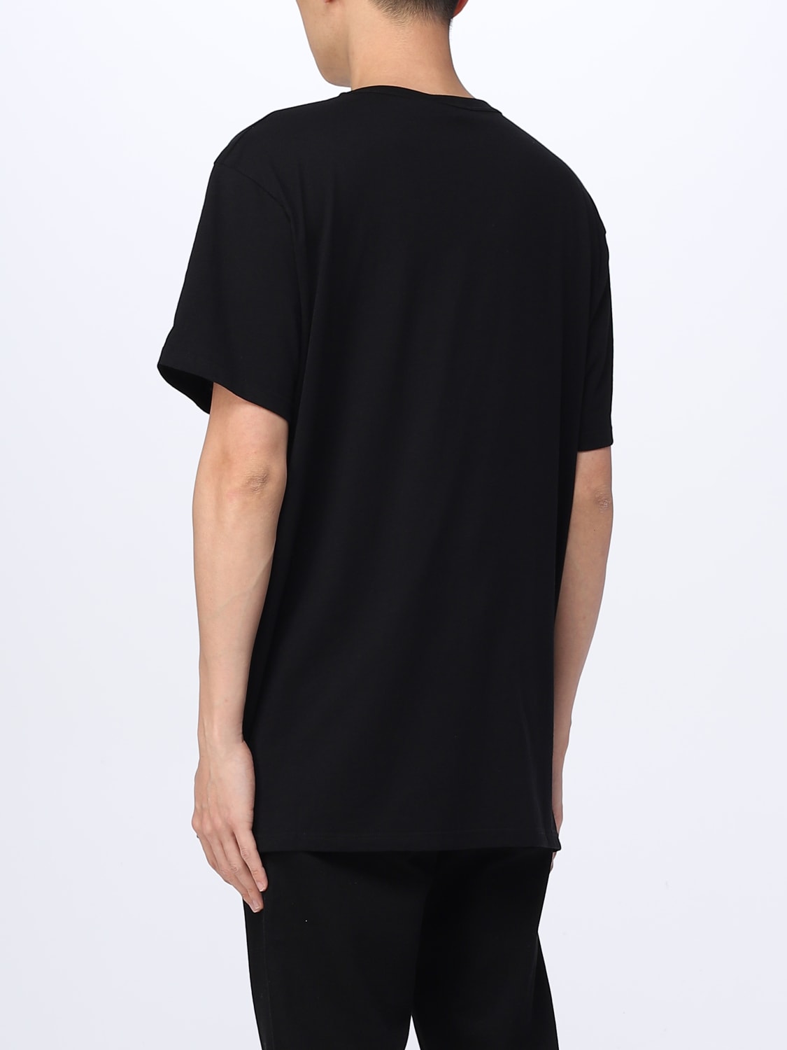 ALEXANDER MCQUEEN T-SHIRT: Alexander McQueen cotton t-shirt, Black - Img 3