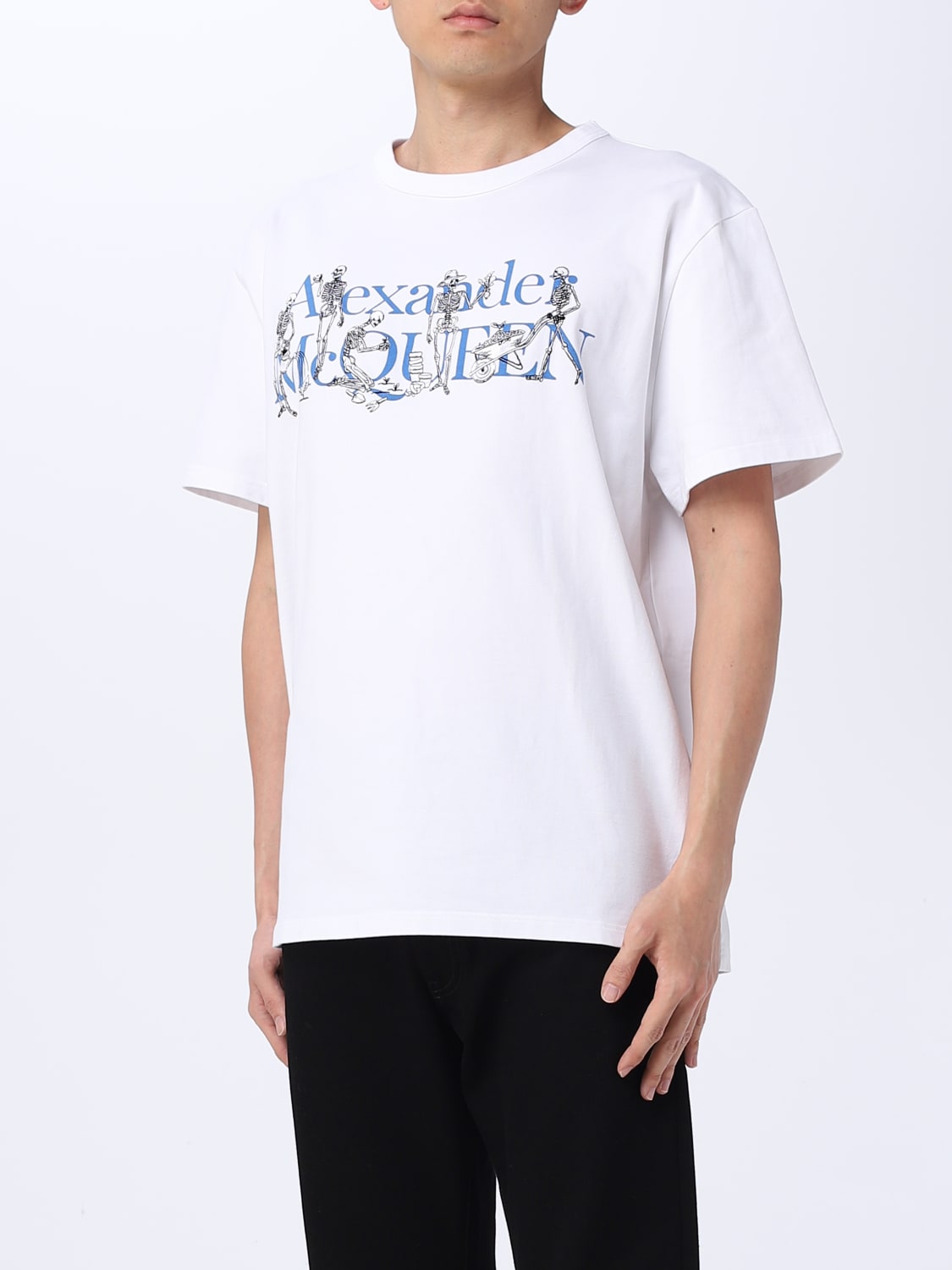 ALEXANDER MCQUEEN Tシャツ: Tシャツ メンズ Alexander McQueen, ホワイト - Img 4