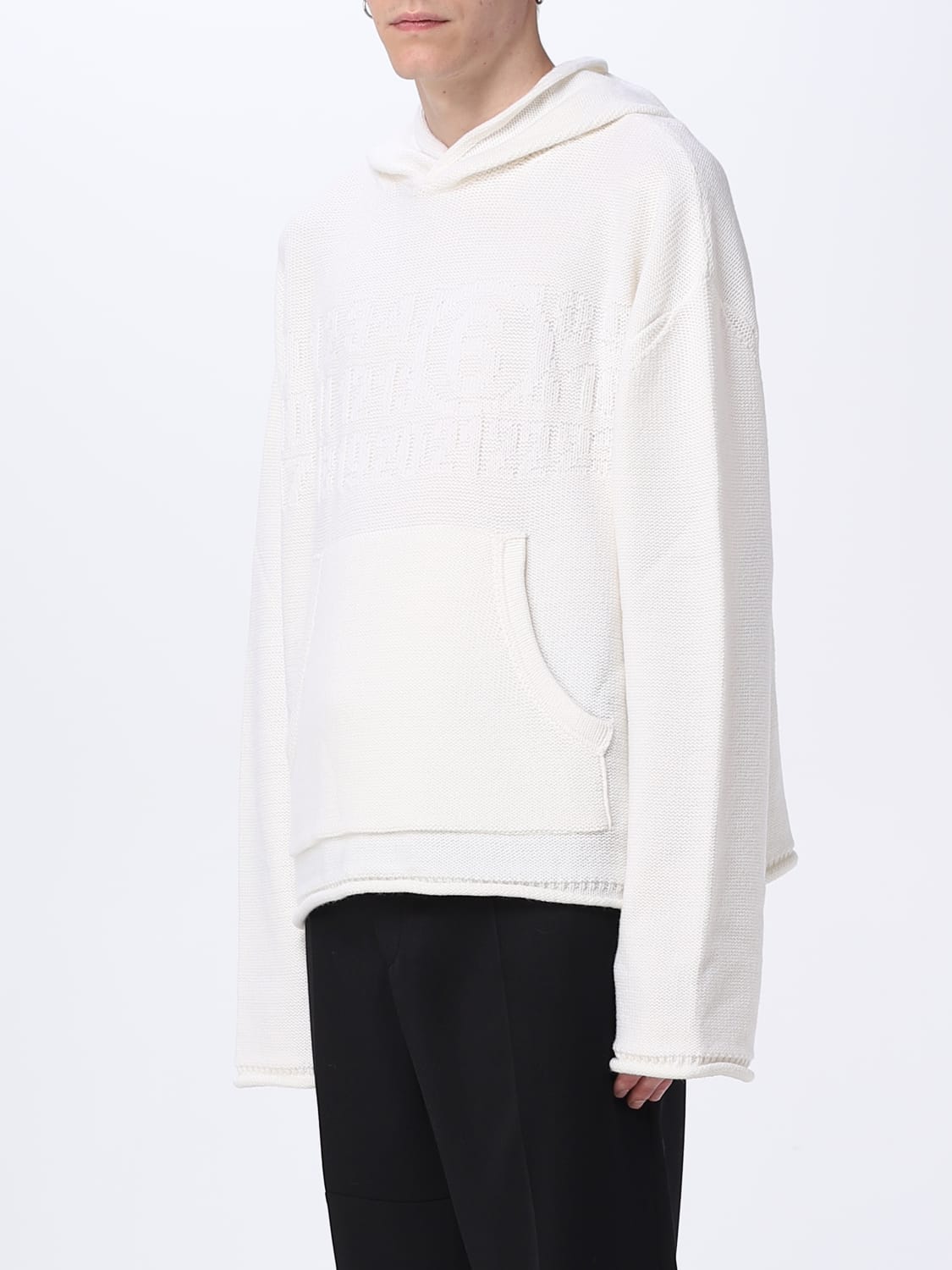 MM6 MAISON MARGIELA SWEATSHIRT: Sweatshirt herren Mm6 Maison Margiela, Weiß - Img 4