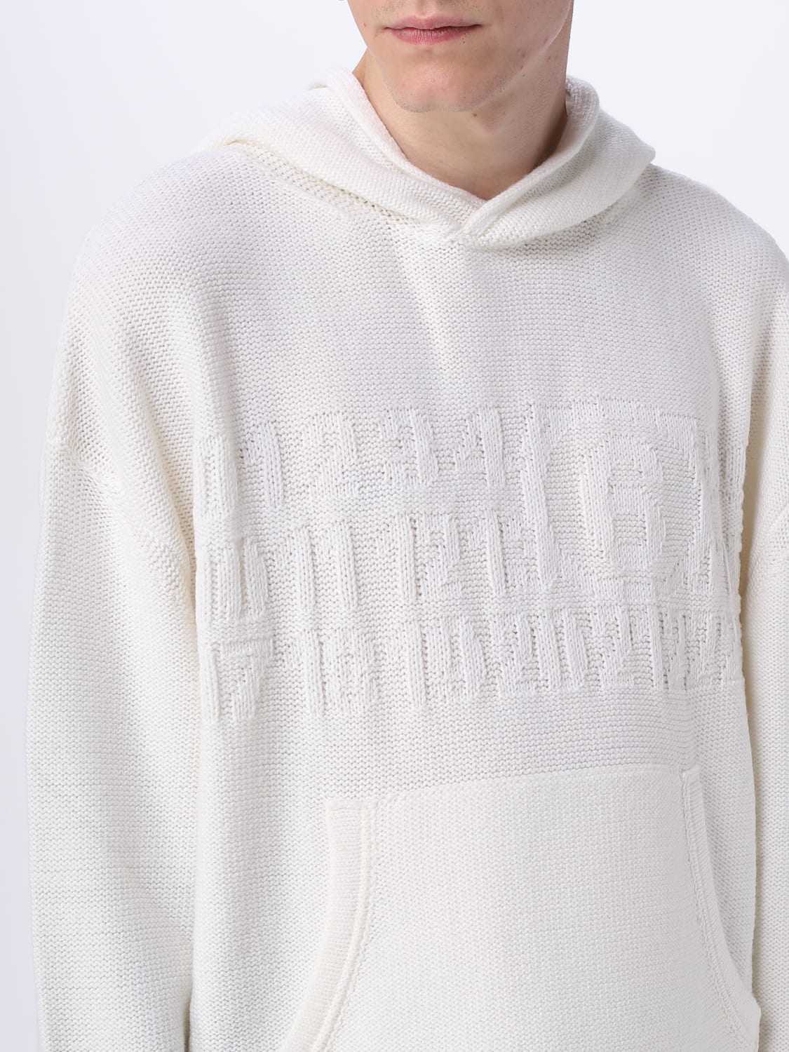MM6 MAISON MARGIELA SWEATSHIRT: Sweatshirt herren Mm6 Maison Margiela, Weiß - Img 5