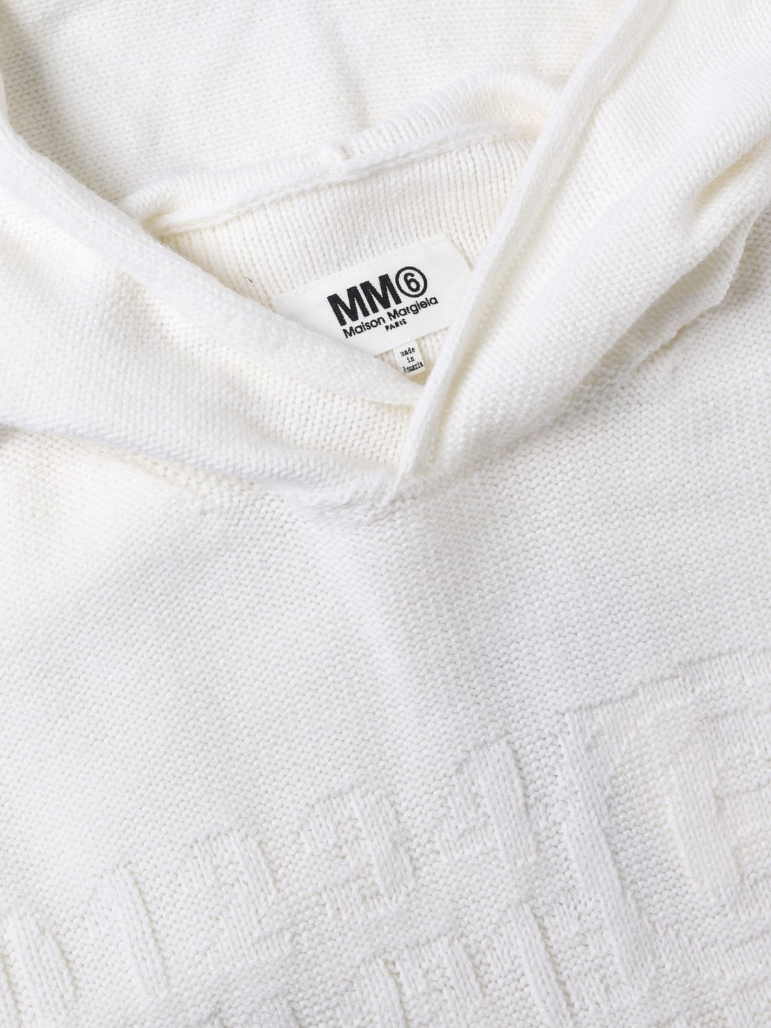 MM6 MAISON MARGIELA SWEATSHIRT: Sweatshirt herren Mm6 Maison Margiela, Weiß - Img 6
