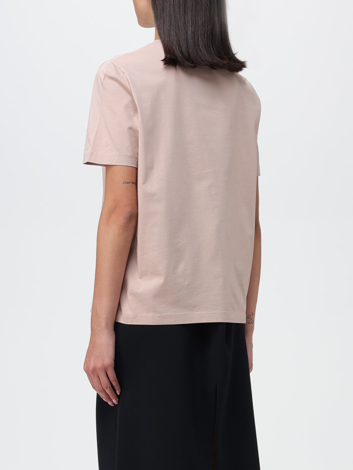 DSQUARED2 T-SHIRT: Dsquared2 cotton t-shirt with printed logo, Blush Pink - Img 2