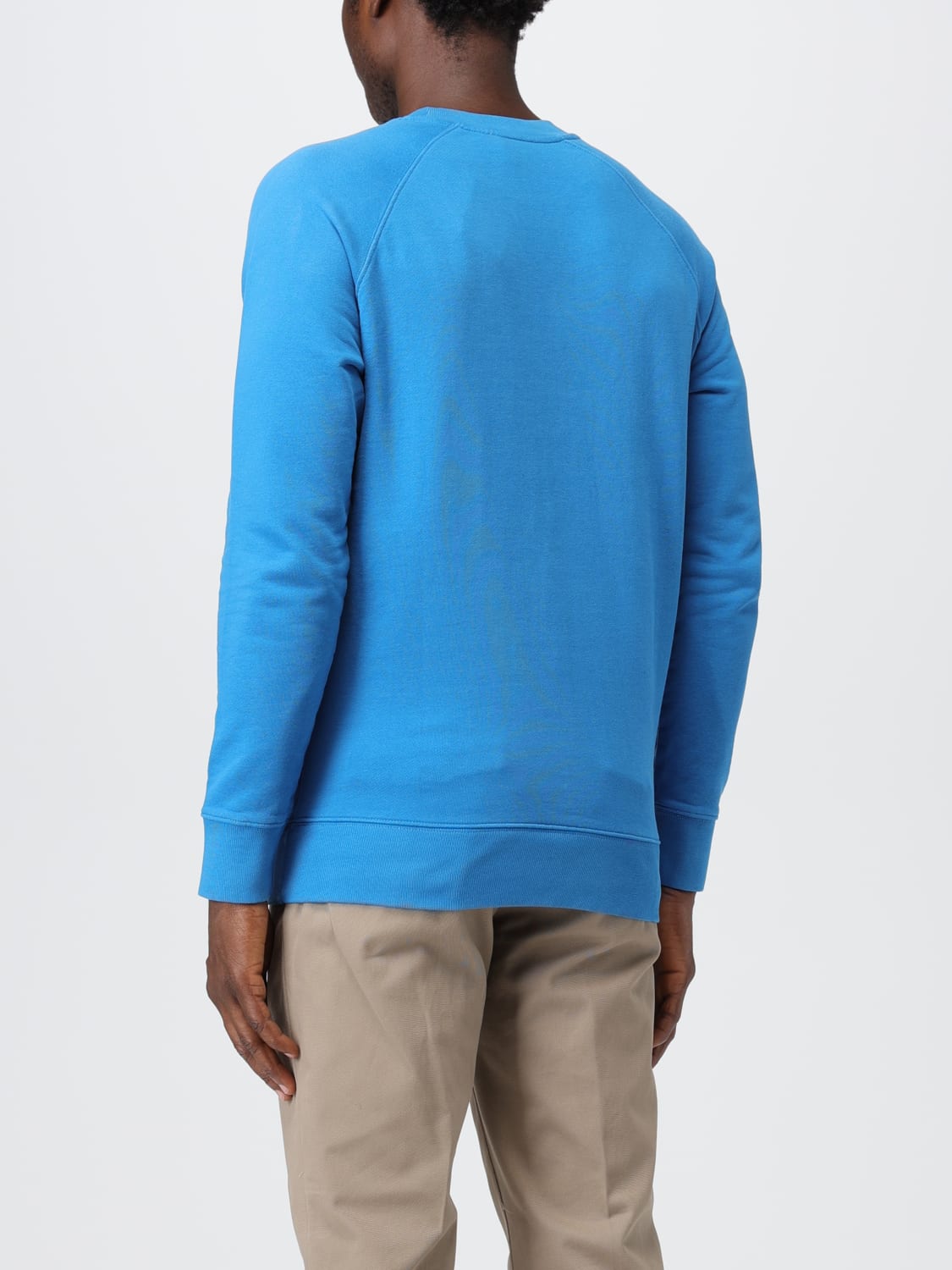 MAISON KITSUNÉ SWEATSHIRT: Maison Kitsuné sweatshirt in jersey with logo print, Blue - Img 2