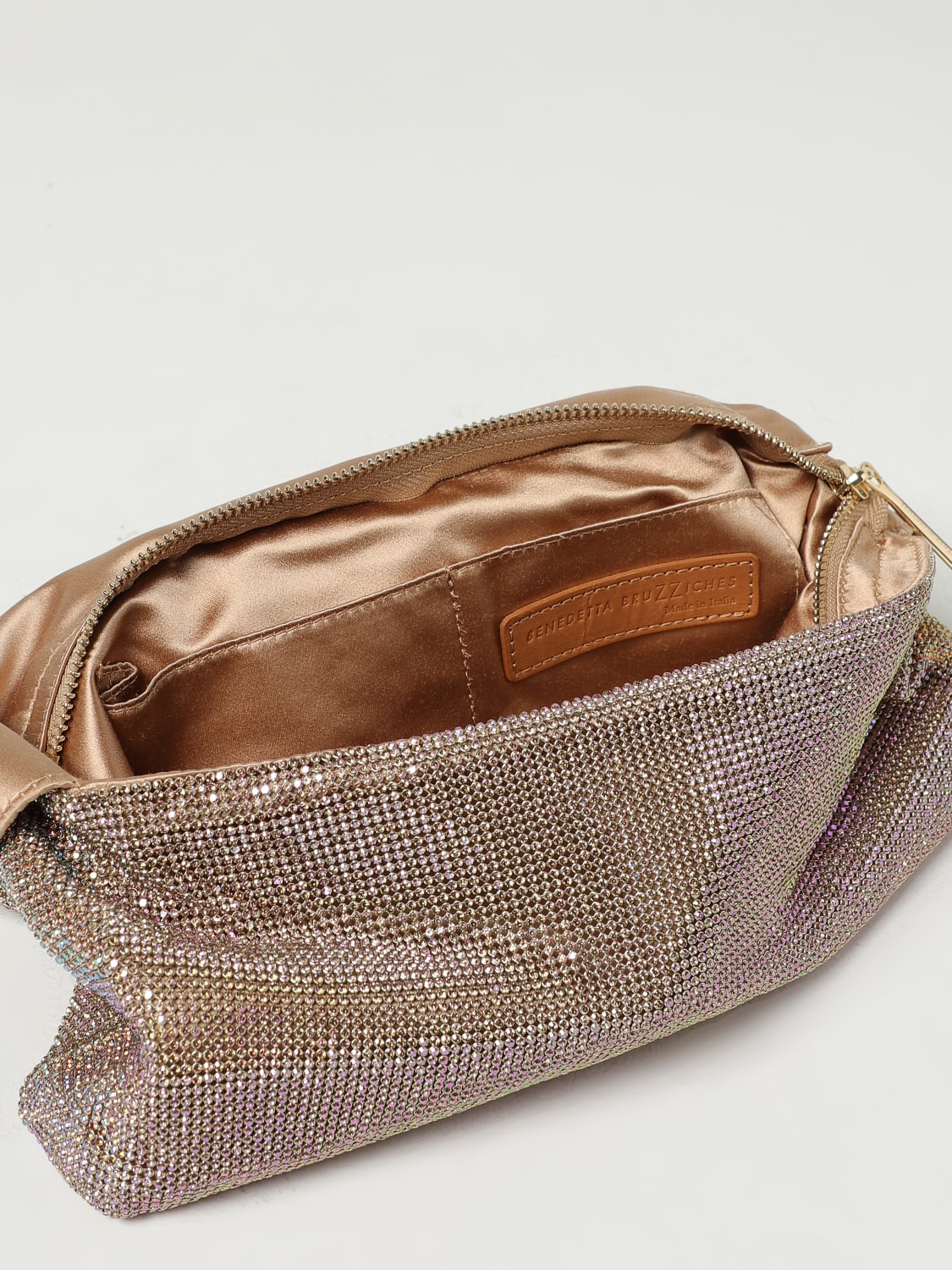 BENEDETTA BRUZZICHES SAC PORTÉ ÉPAULE: Sac porté épaule femme Benedetta Bruzziches, Or - Img 5