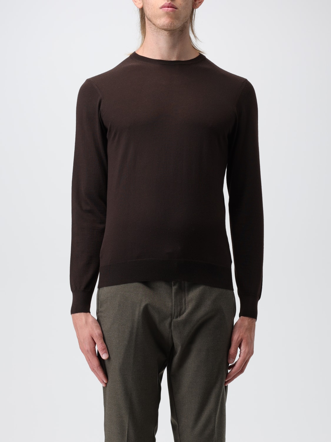 DRUMOHR SWEATER: Drumohr wool sweater, Brown - Img 1