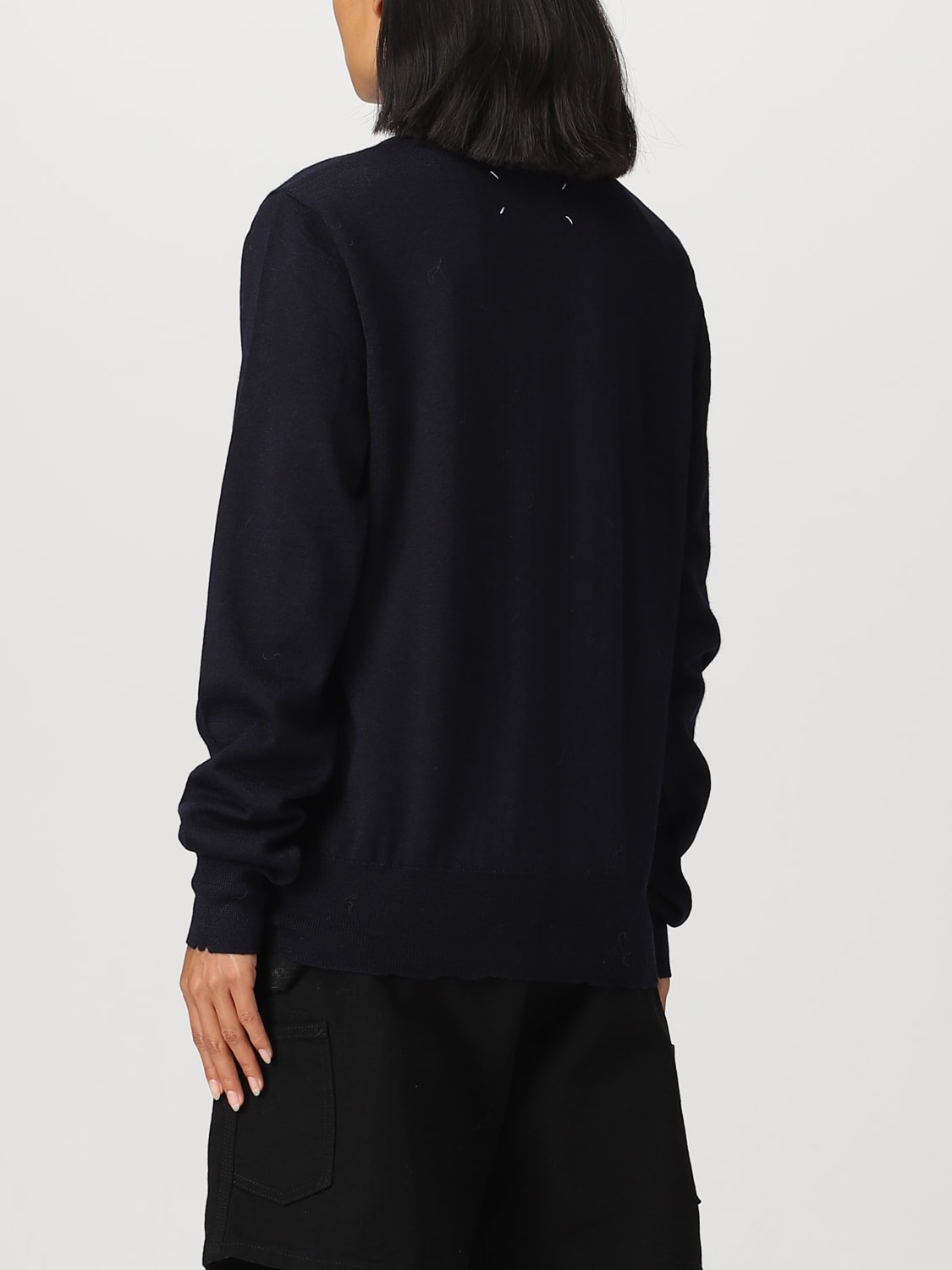 MAISON MARGIELA SWEATER: Sweater woman Maison Margiela, Blue - Img 3