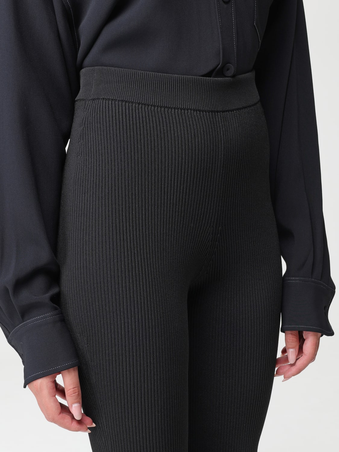 パンツ STELLA MCCARTNEY Women Pants 6K04833S2419 1000 Black Stella McCartney Outlet: pants in stretch viscose - Black